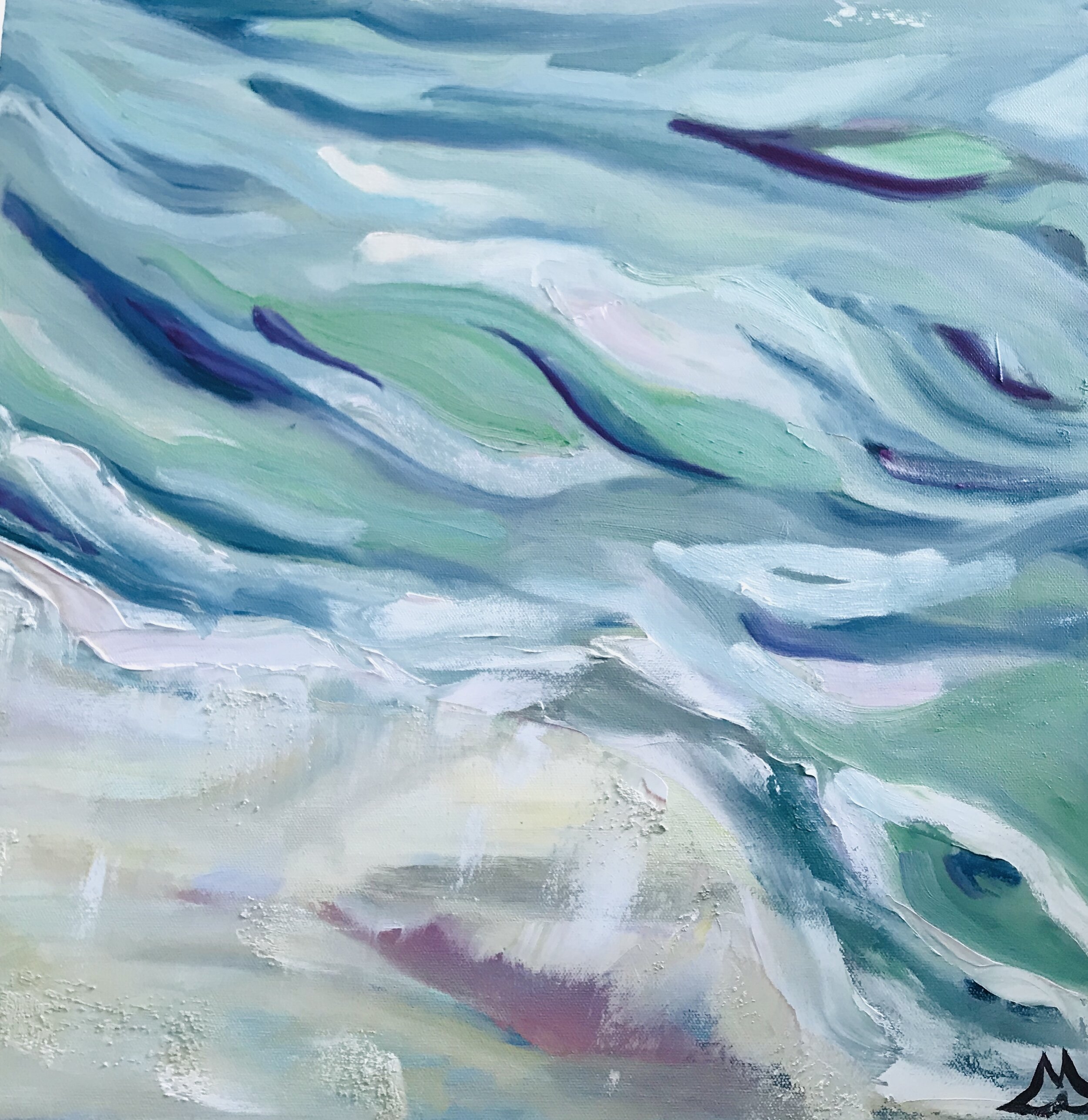Flow, 20" x 20"