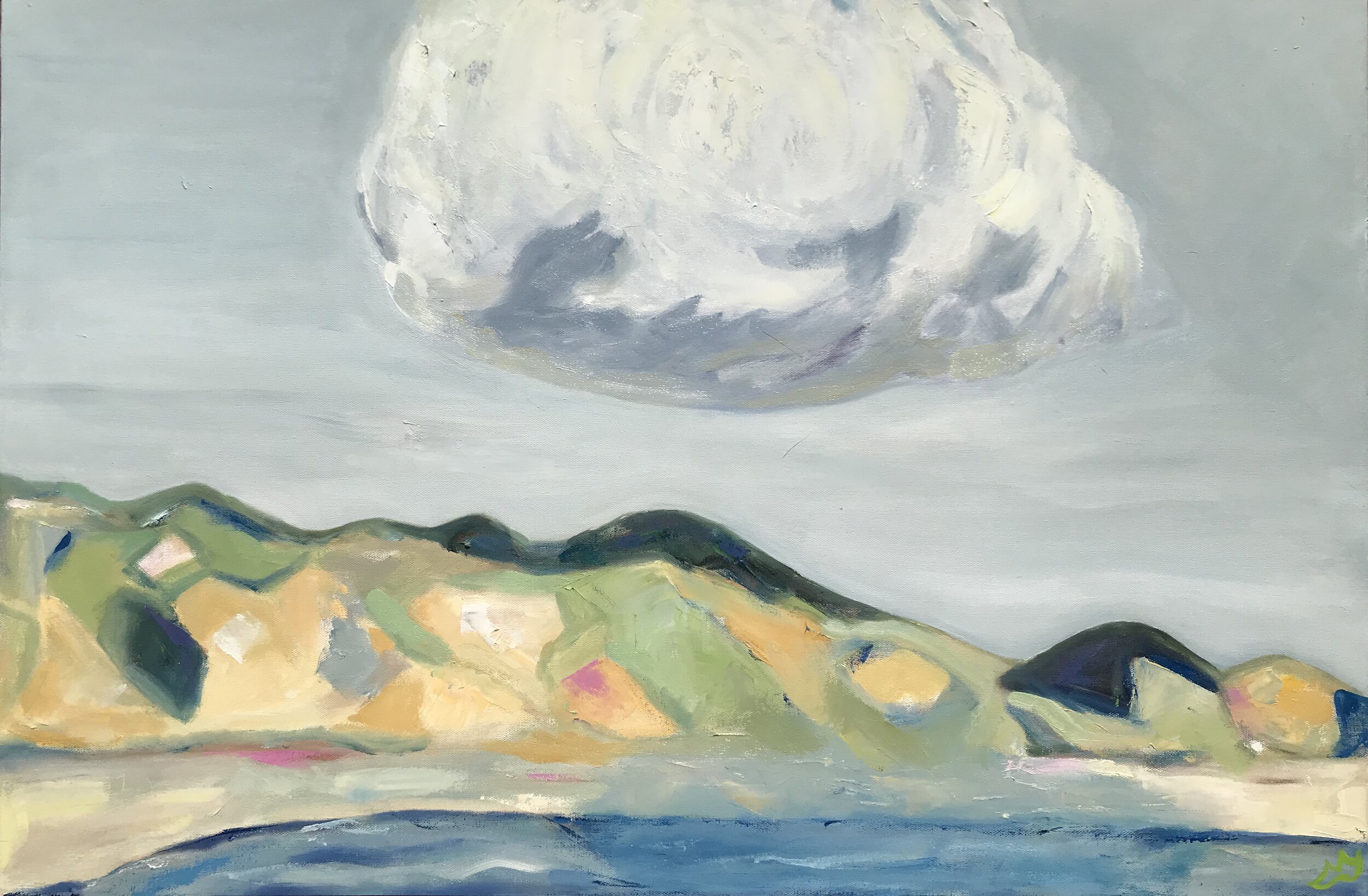 Cloud Over Dunes, 36" x 24"