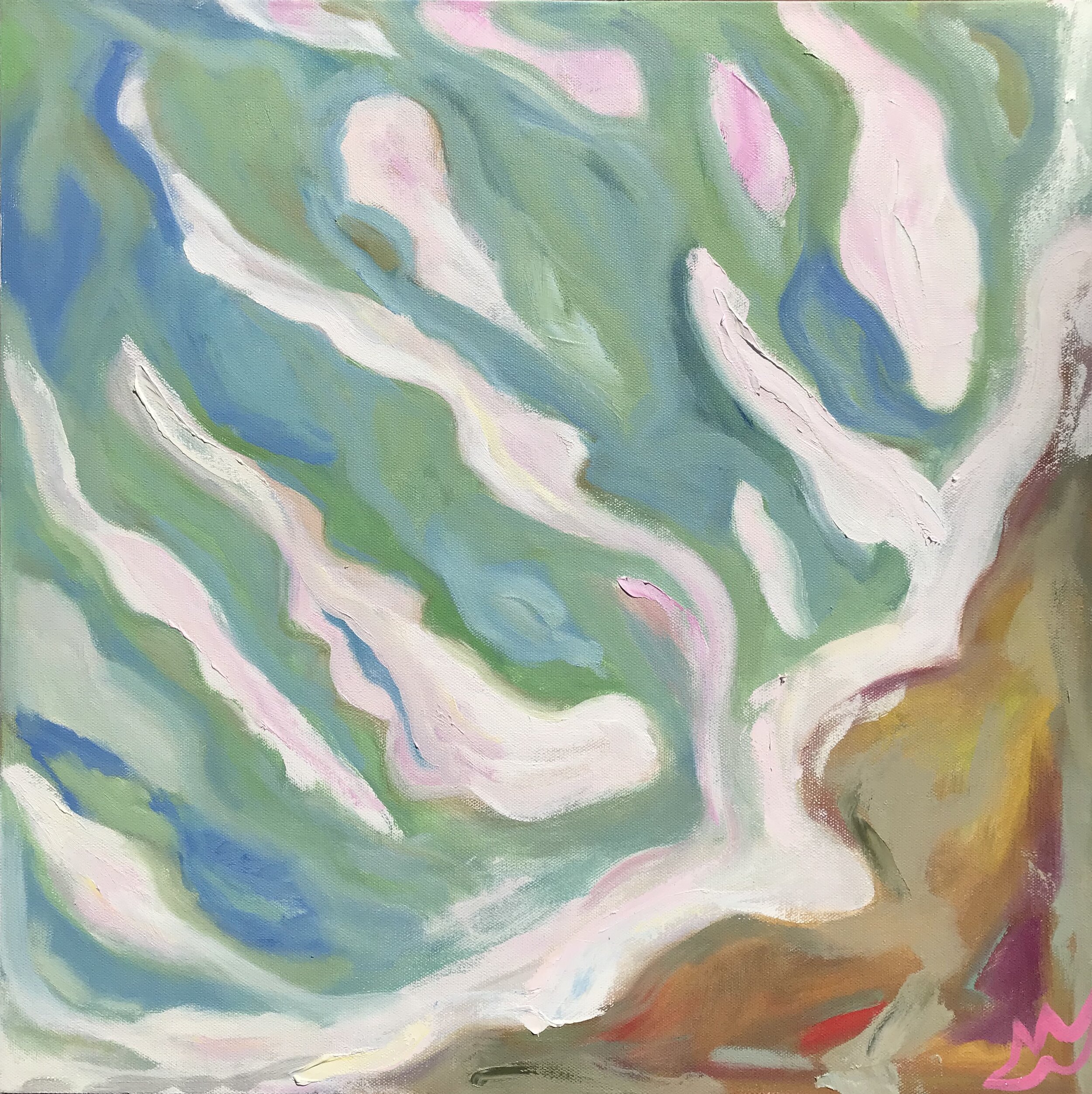 Flow In, 20" x 20"