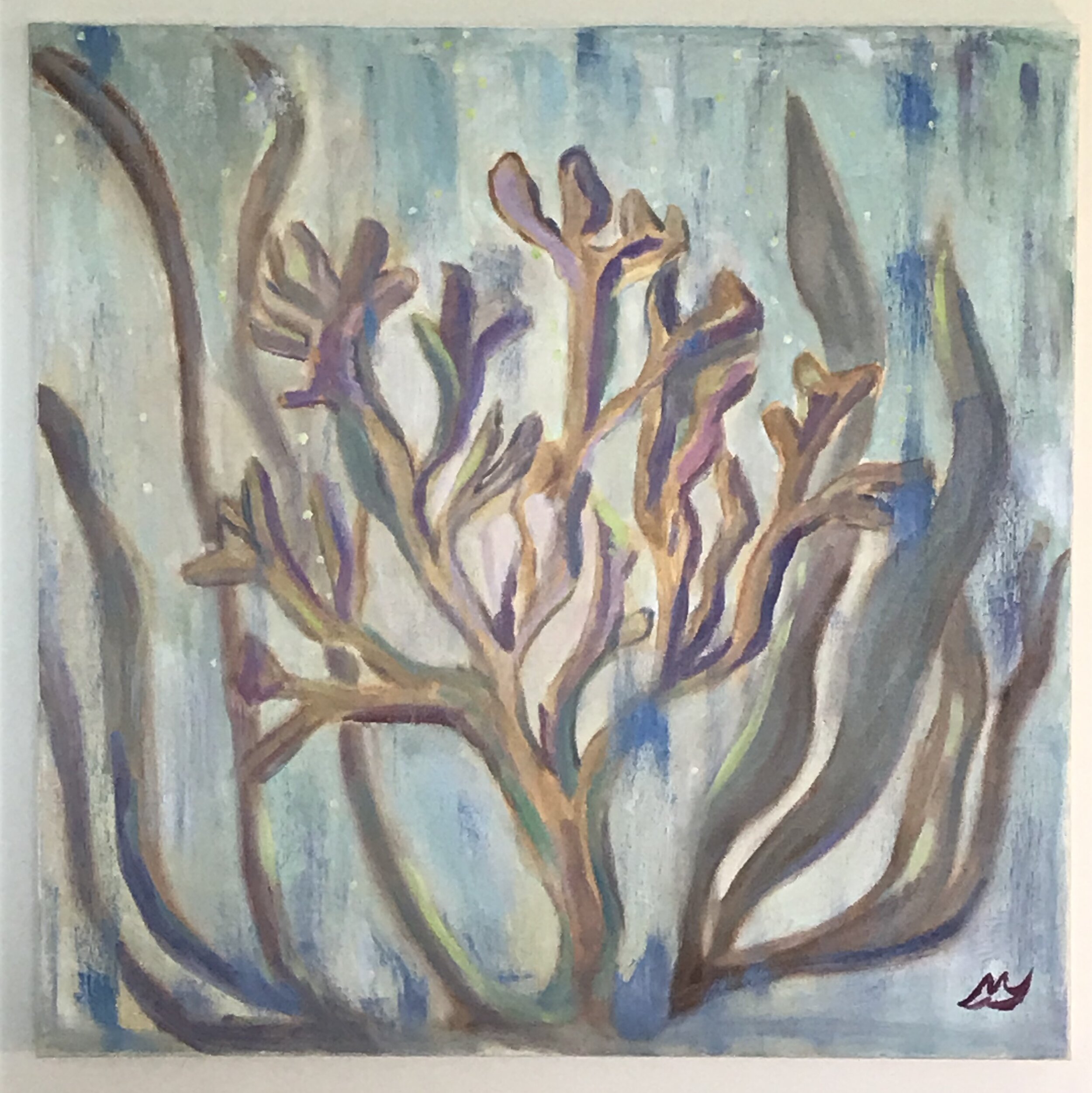 Under Water I, 20" x 20"