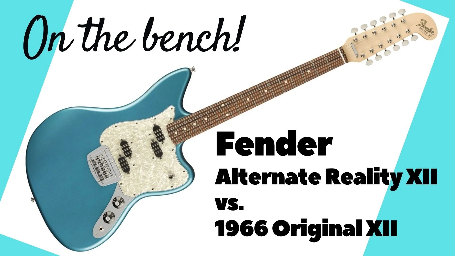 Fender Alternate Universe Electric XII vs. 1966 Electric XII - StewMac Shim, Setup and Demo