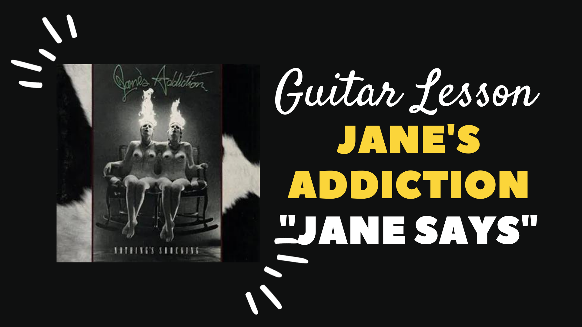 Jane's Addiction - "Jane Says" - Guitar Lesson