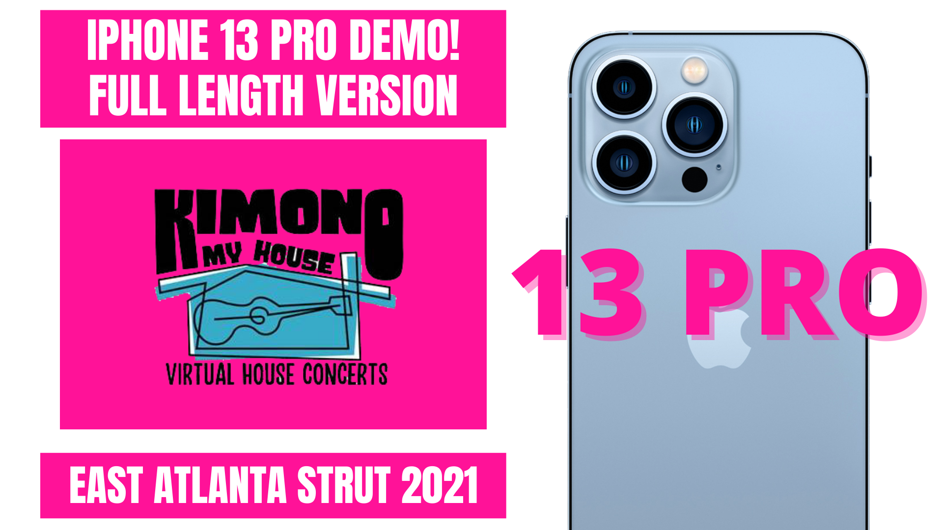 iPhone 13 Pro Demo at Kimono My Strut 2021 - Full Length Version - 4K NEW