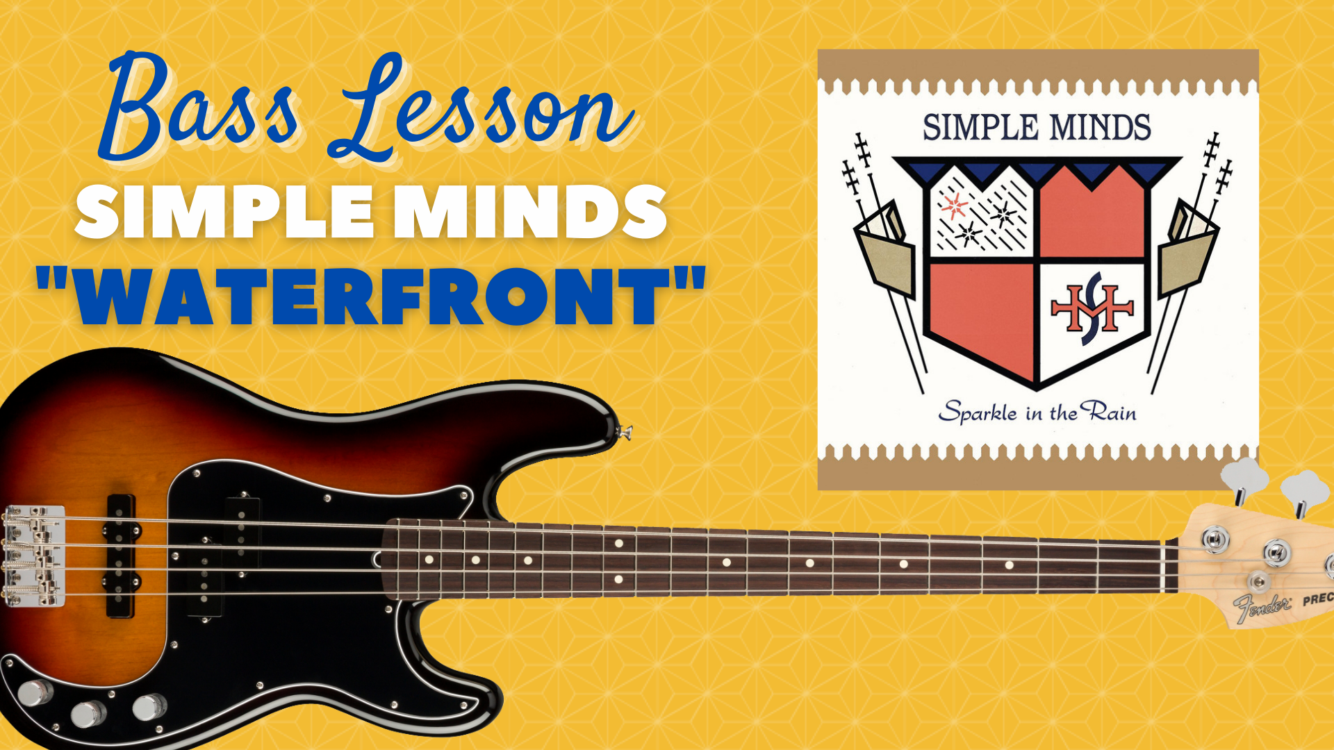 Simple Minds - “Waterfront" - Bass Lesson