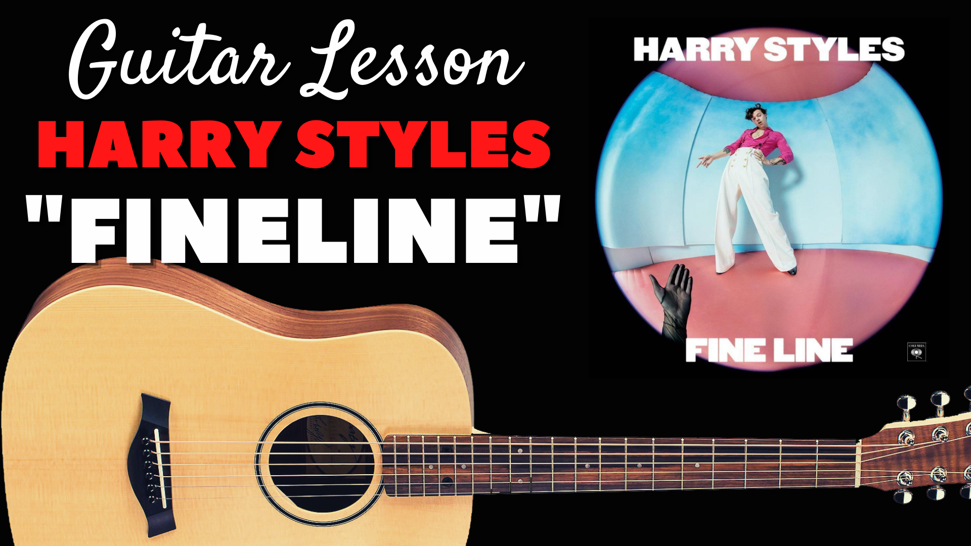 Harry Styles - "Fine Line" - Guitar Lesson