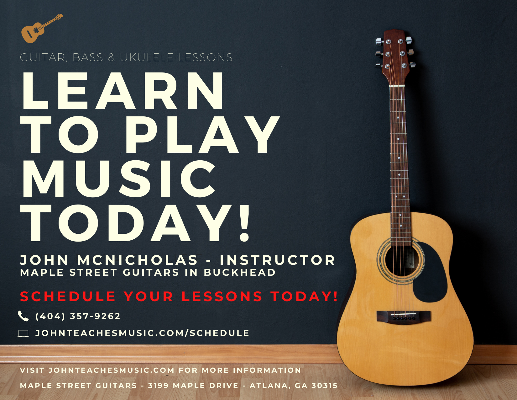 Getting a new guitar for the holidays?