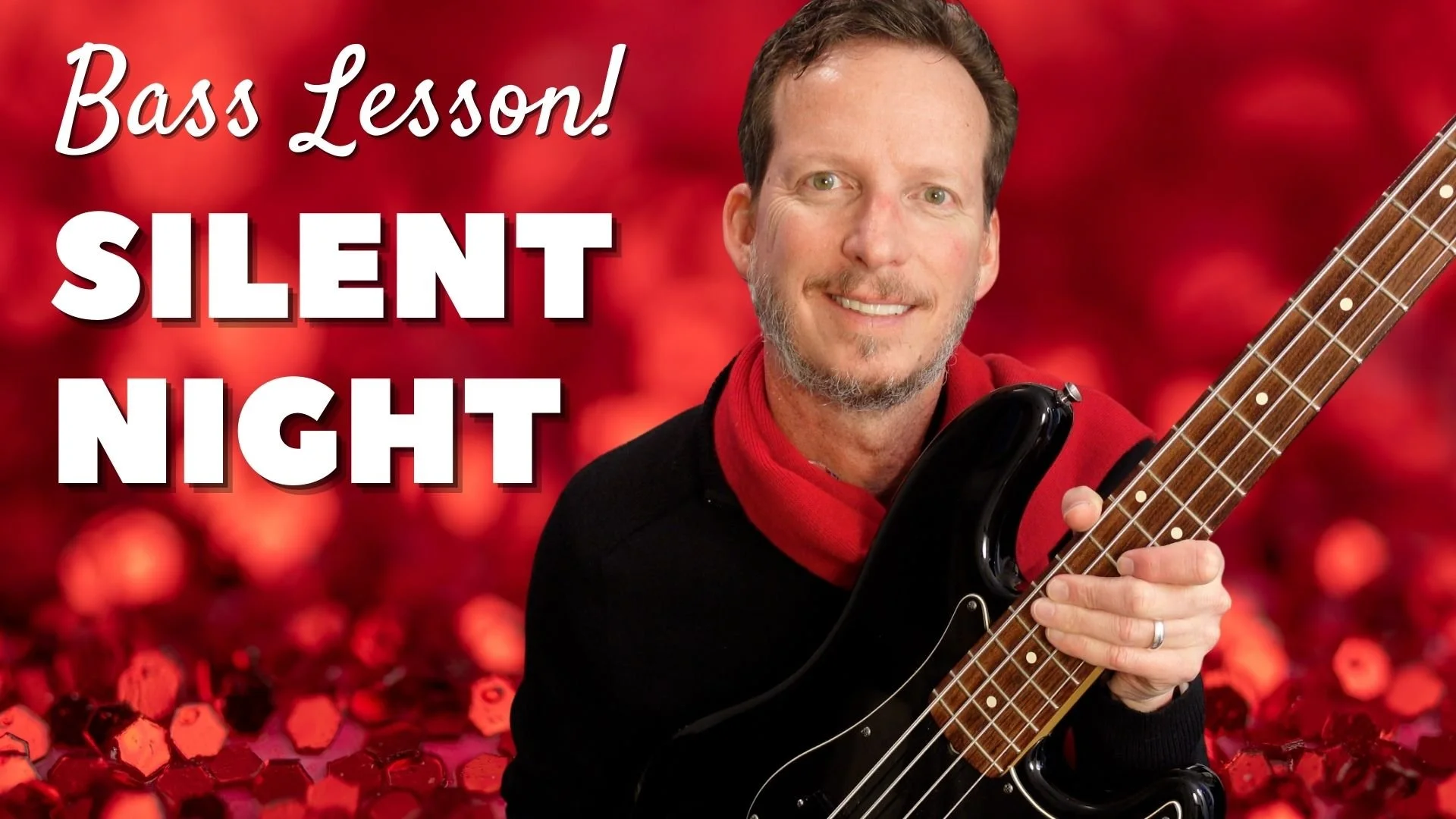 Silent Night - Bass Guitar Lesson with Free Sheet Music