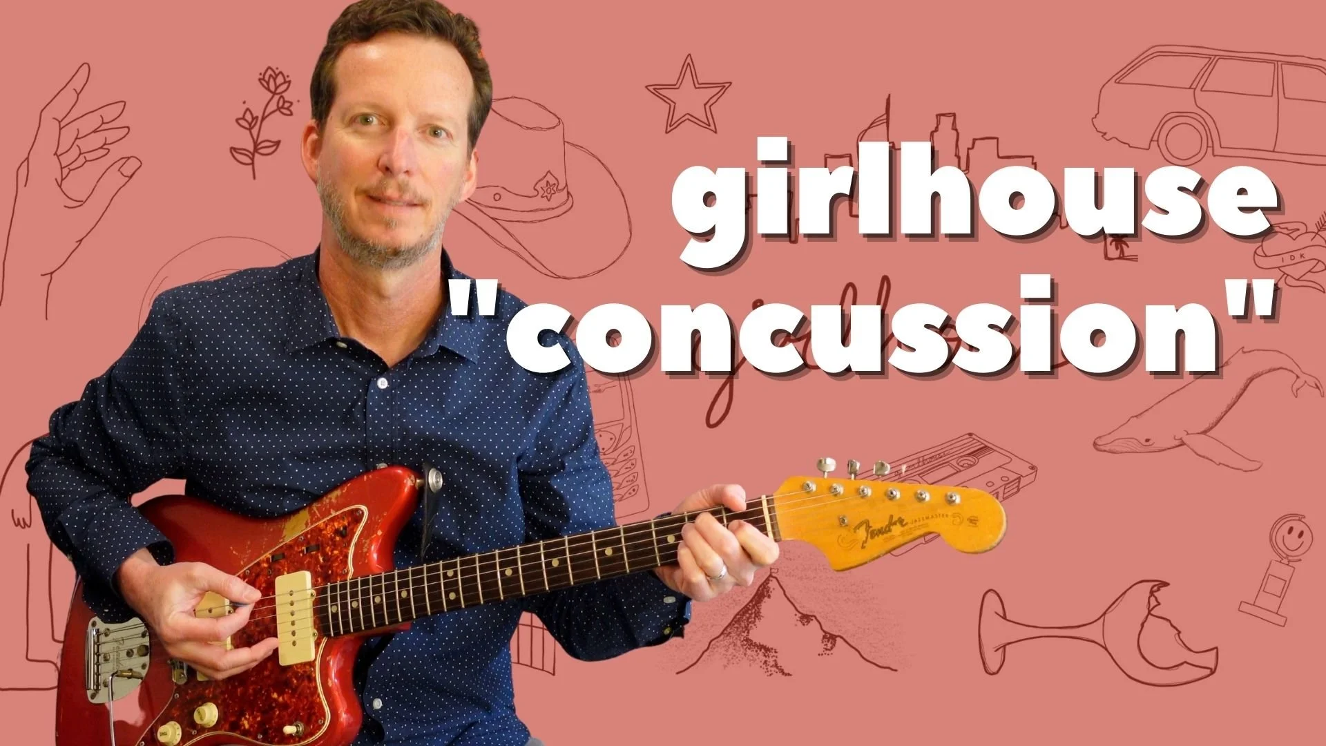 girlhouse - "concussion" - Guitar Lesson