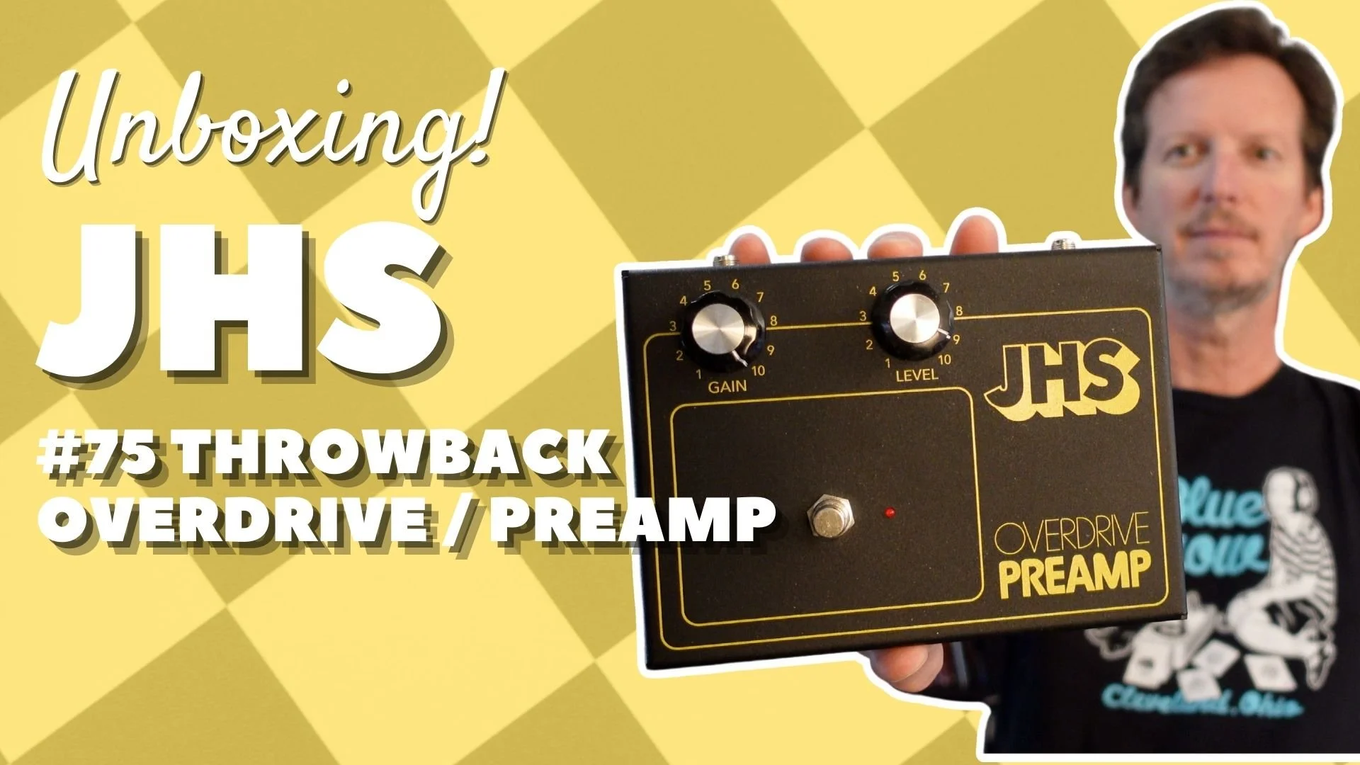 JHS #75 Throwback Overdrive / Preamp - Unboxing!