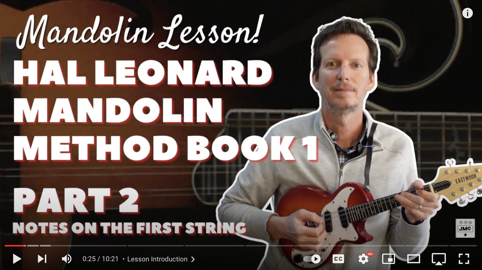 Learn to Play Mandolin - Part 2 - Notes on the First String - Hal Leonard Mandolin Method Book 1