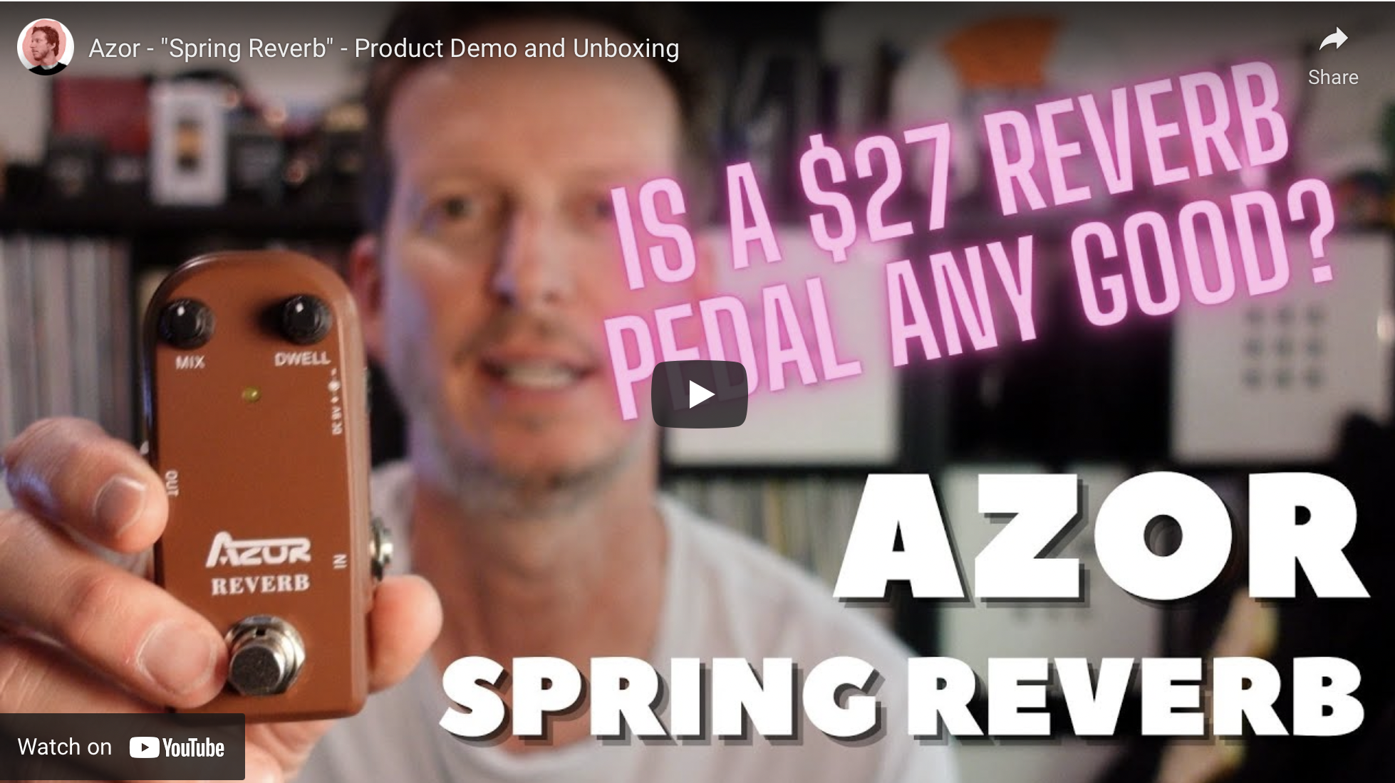 Azor - "Spring Reverb" - Product Demo and Unboxing