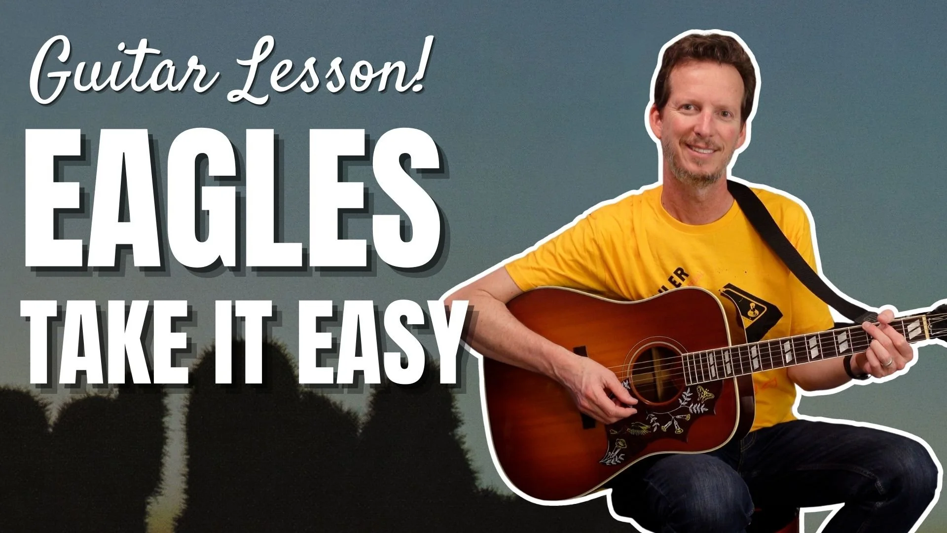 Eagles - Take it Easy - Acoustic Guitar Lesson &amp; Tutorial