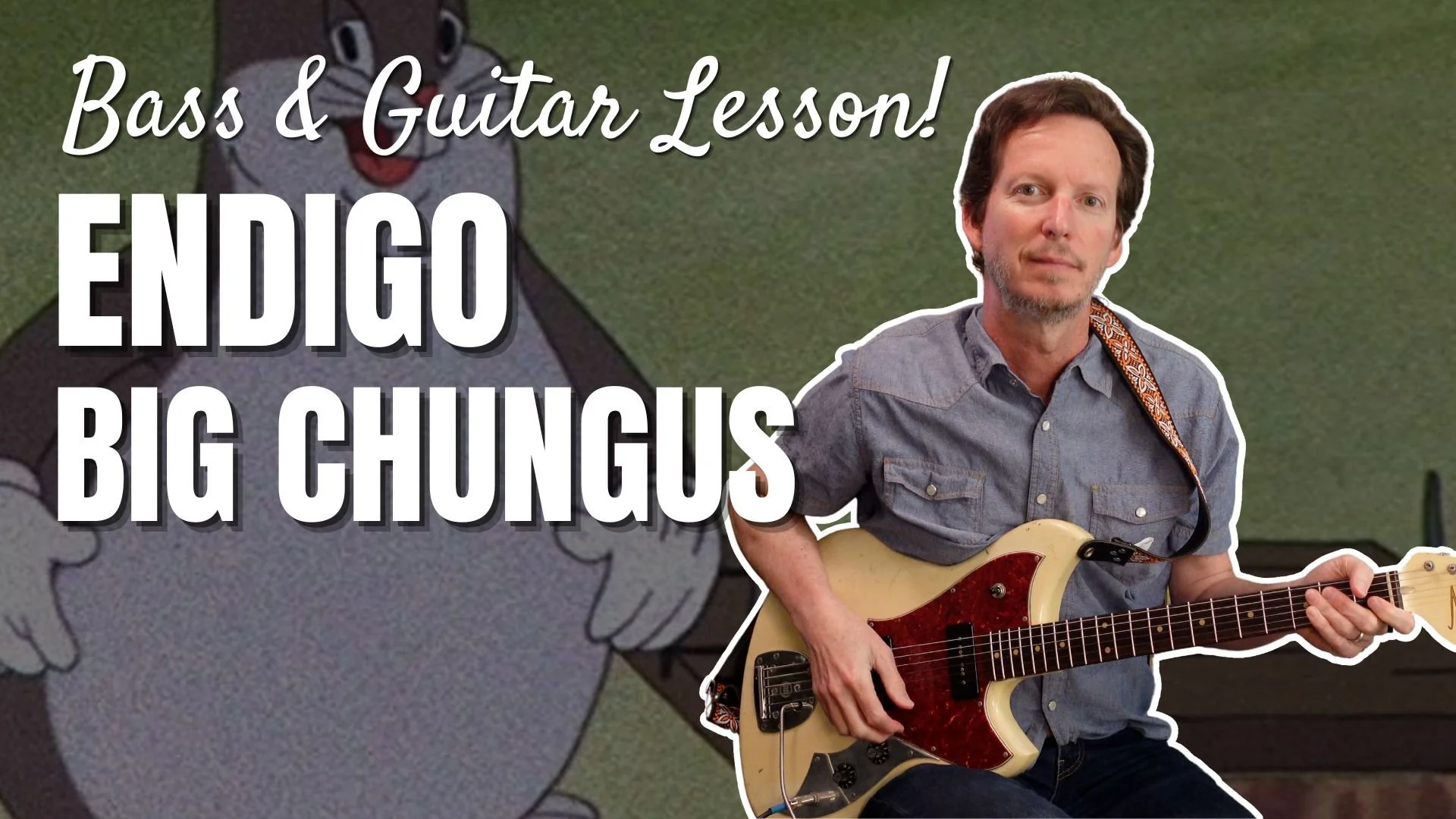 Endigo - Big Chungus - Bass &amp; Guitar Lesson &amp; Tutorial