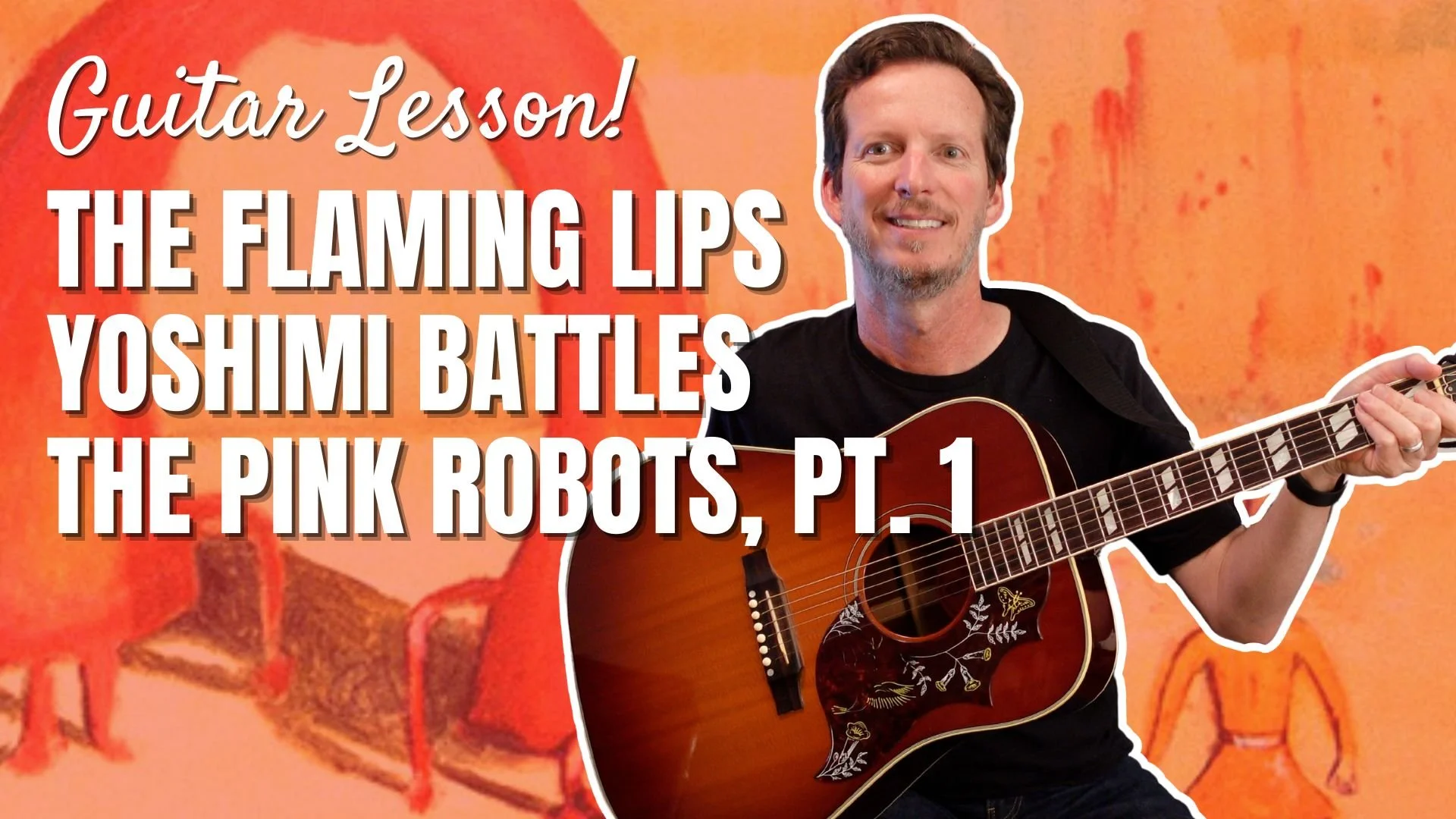 The Flaming Lips - Yoshimi Battles The Pink Robots, Part 1 - Guitar Lesson &amp; Tutorial