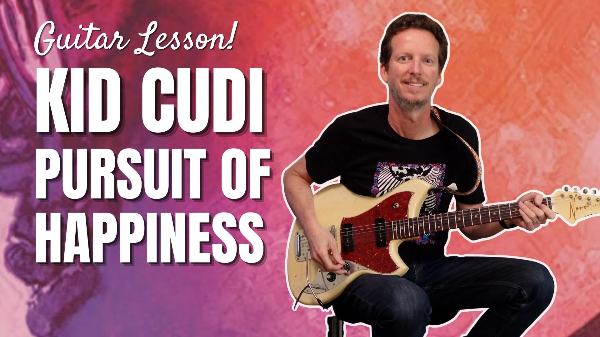 Kid Cudi - Pursuit of Happiness - Guitar Lesson and Tutorial