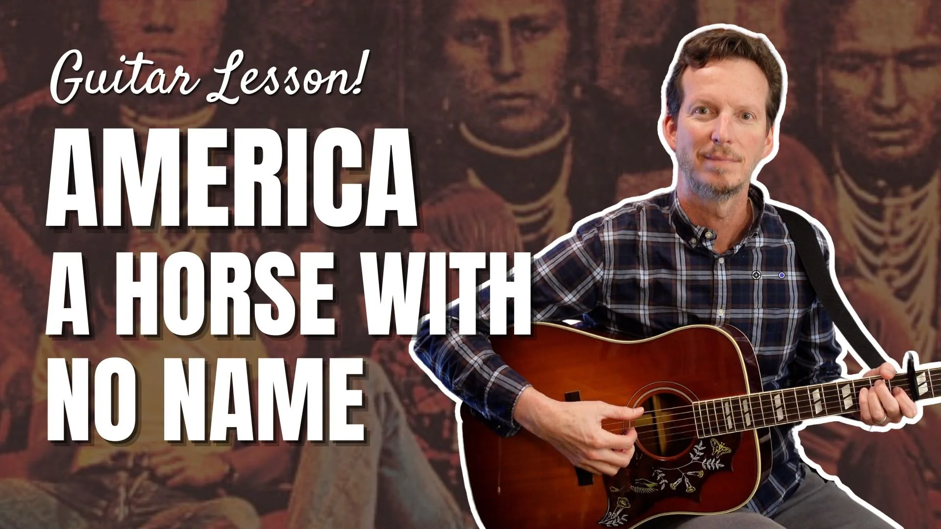 America - A Horse With No Name - Guitar Lesson and Tutorial