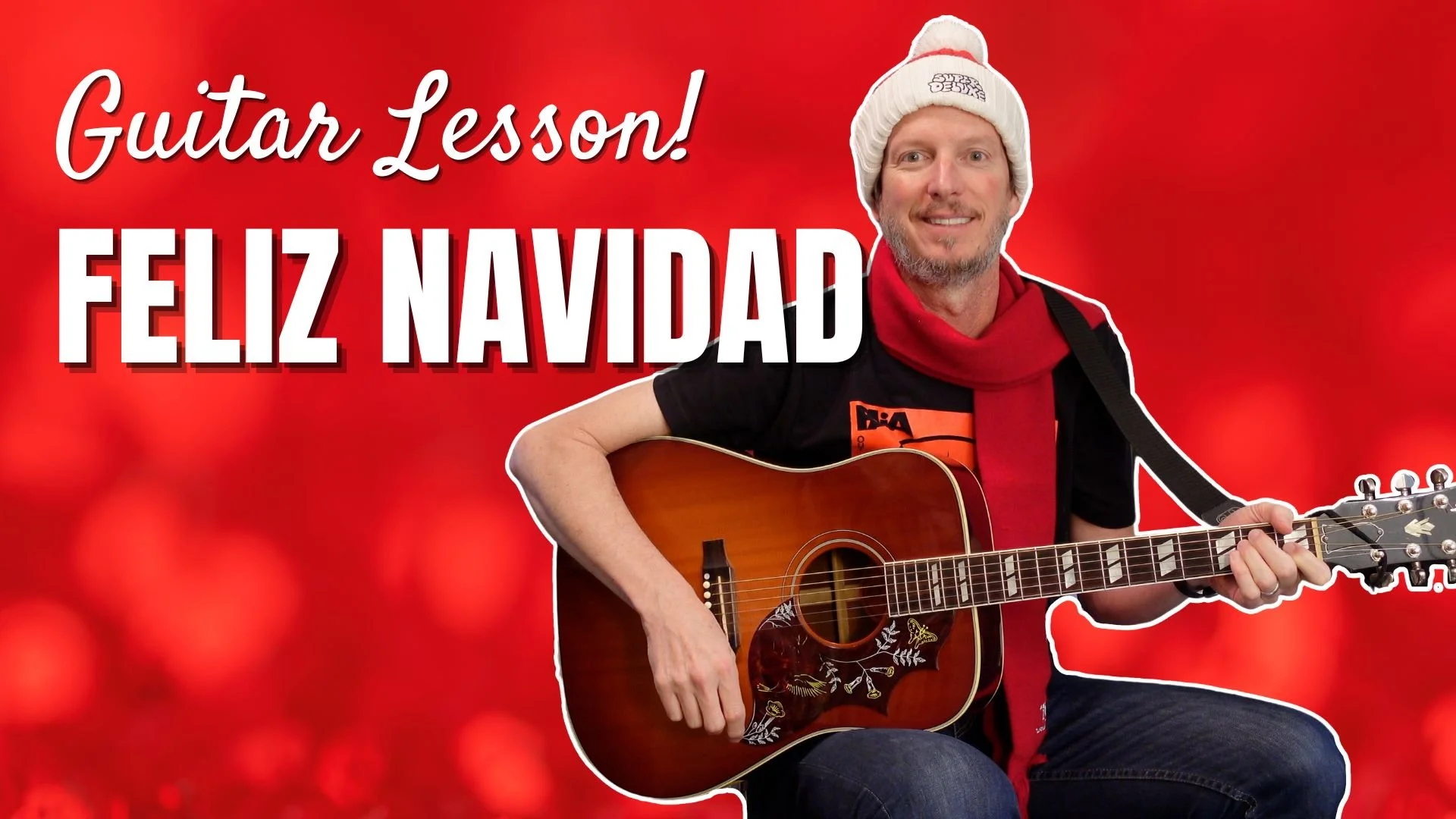 Feliz Navidad - Guitar Lesson and Tutorial