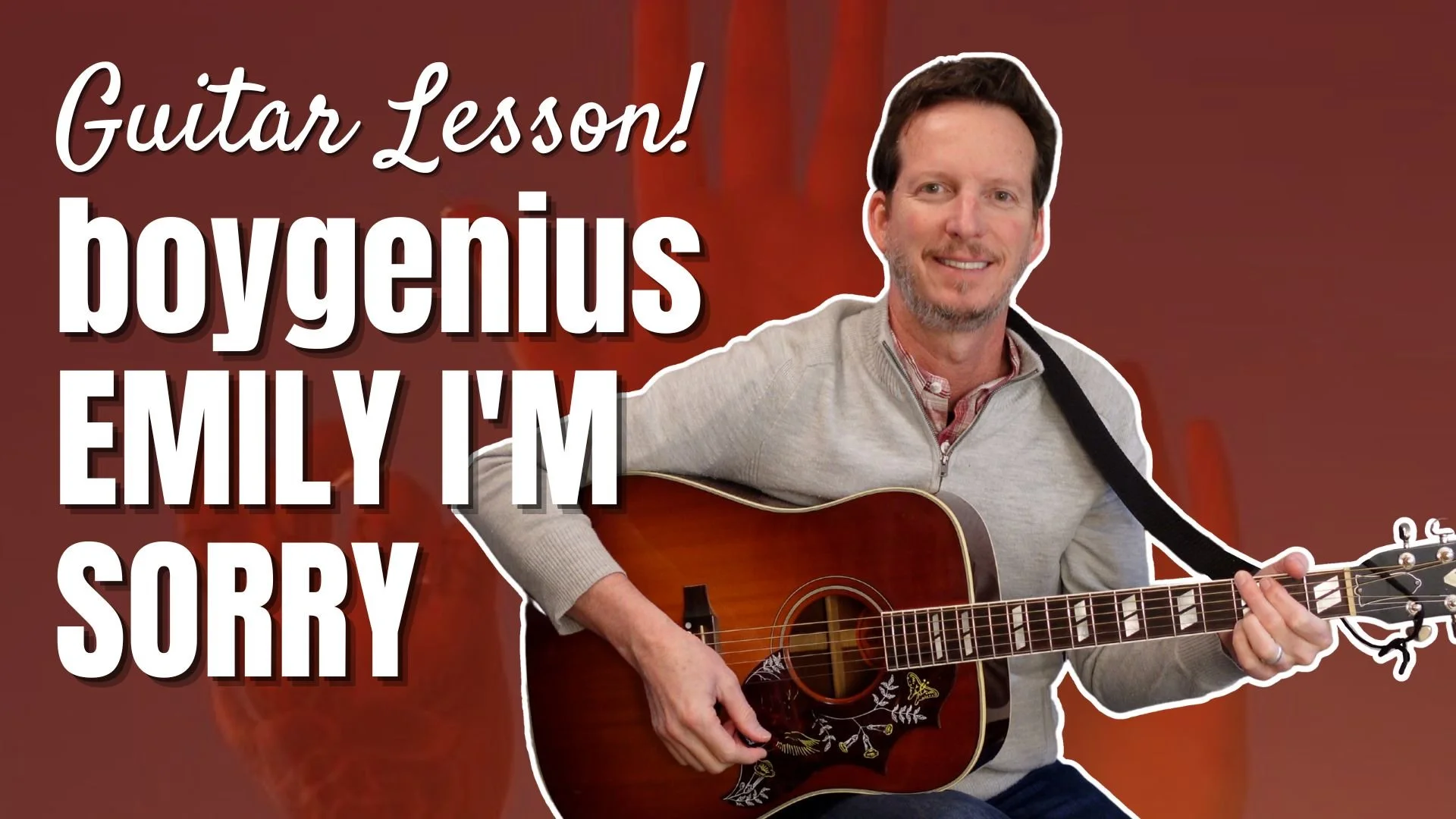 boygenius - Emily I'm Sorry - Guitar Lesson and Tutorial