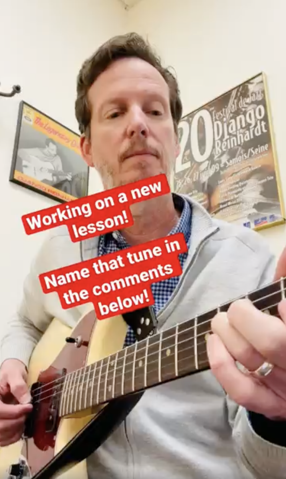 Working on a new lesson. Name that tune in the comments below!