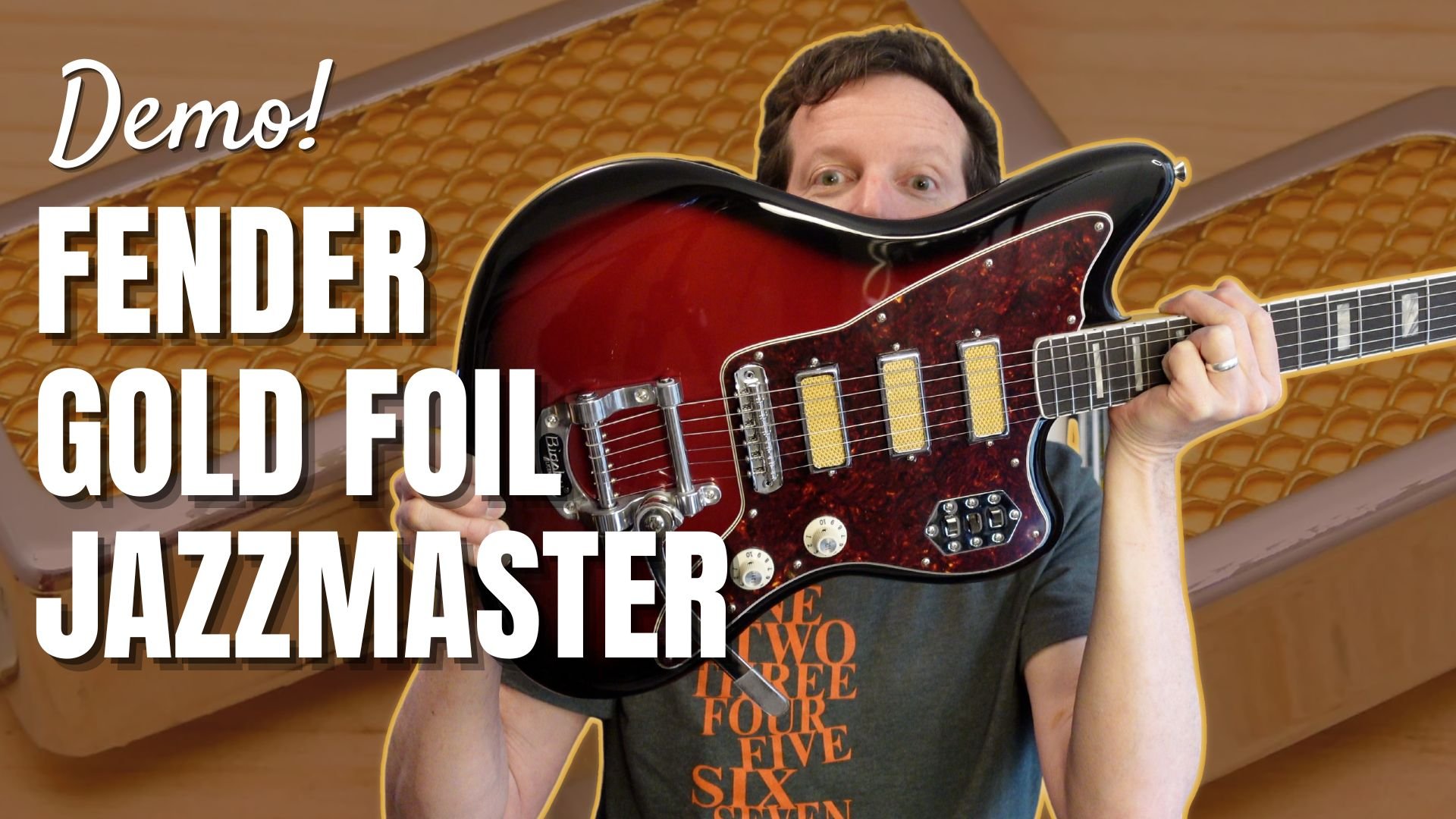 Fender Gold Foil Jazzmaster Demo and Unboxing!