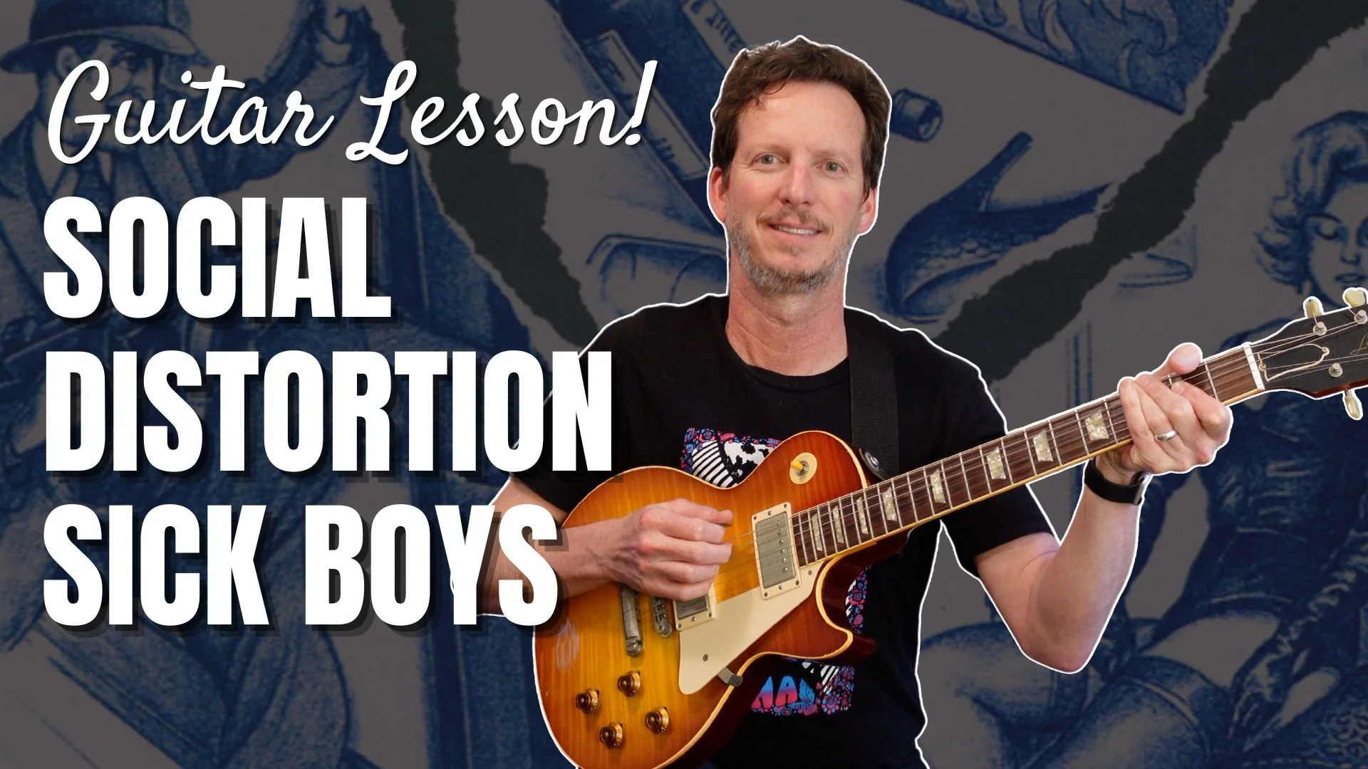 Social Distortion - Sick Boys - Guitar Lesson and Tutorial