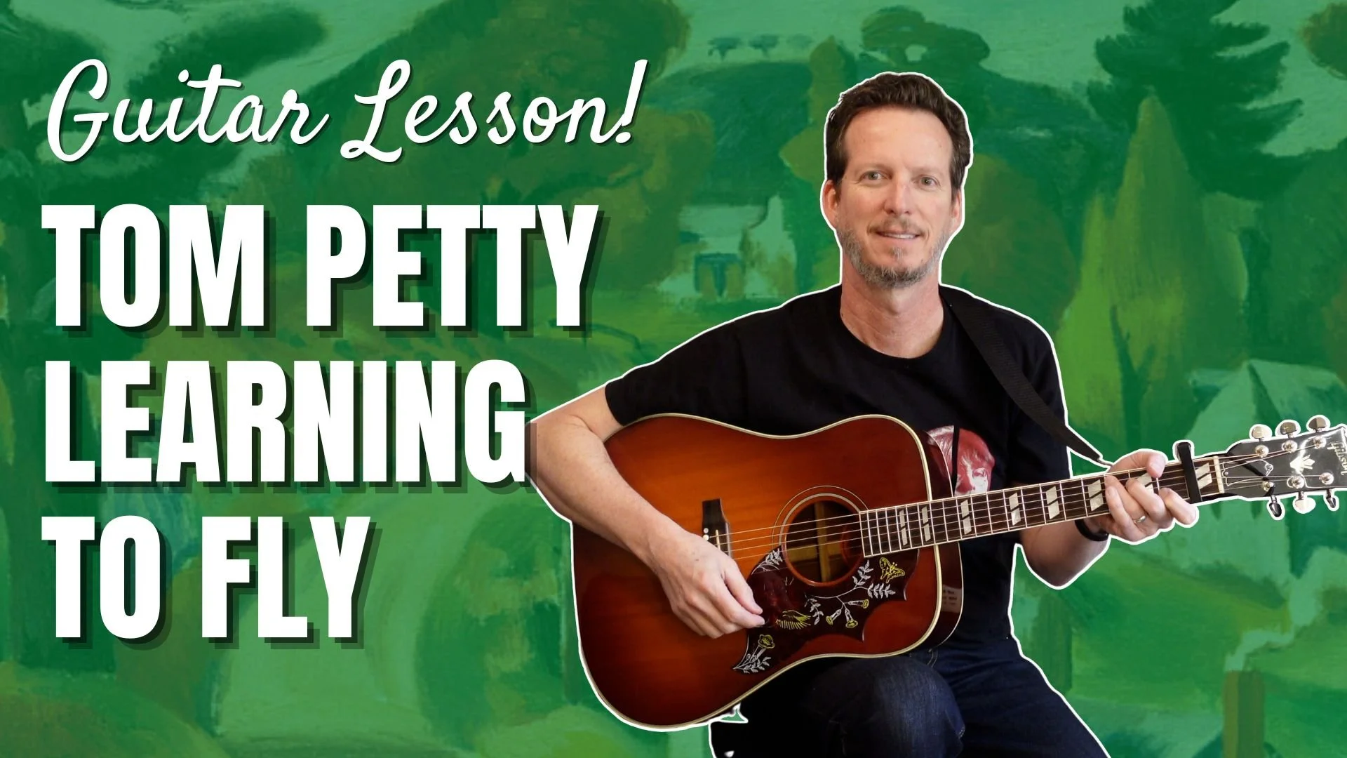Tom Petty - Learning to Fly - Guitar Lesson and Tutorial
