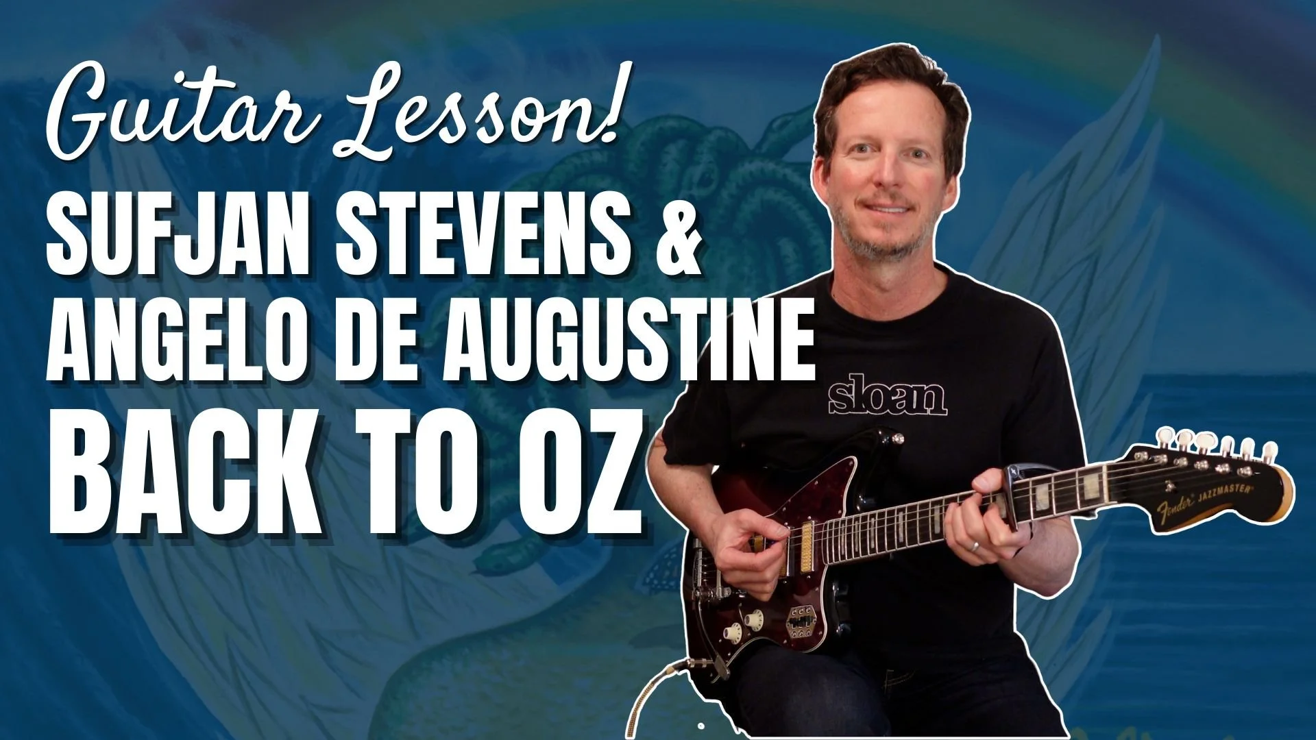 Sufjan Stevens and Angelo De Augustine - Back to Oz - Guitar Lesson and Tutorial
