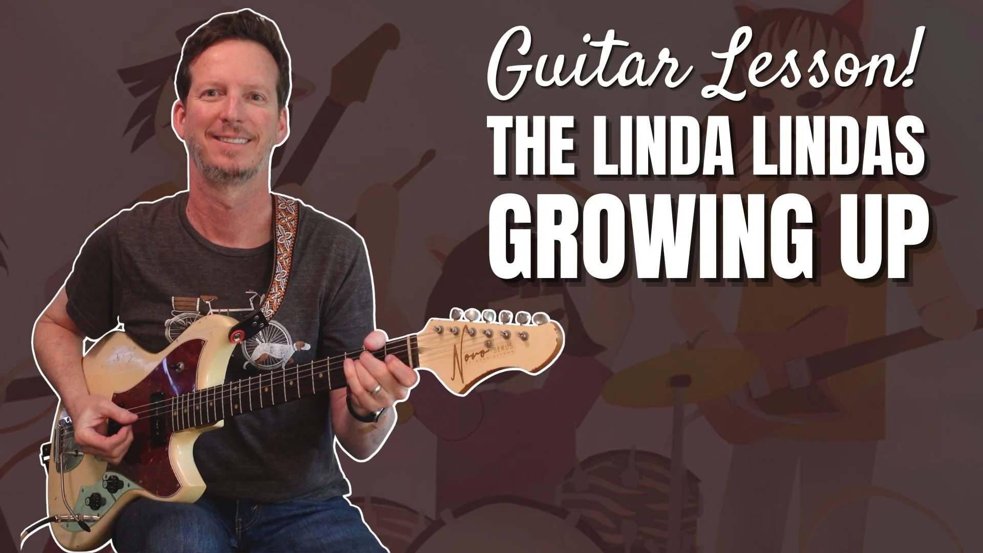 The Linda Lindas - Growing Up - Guitar Lesson and Tutorial