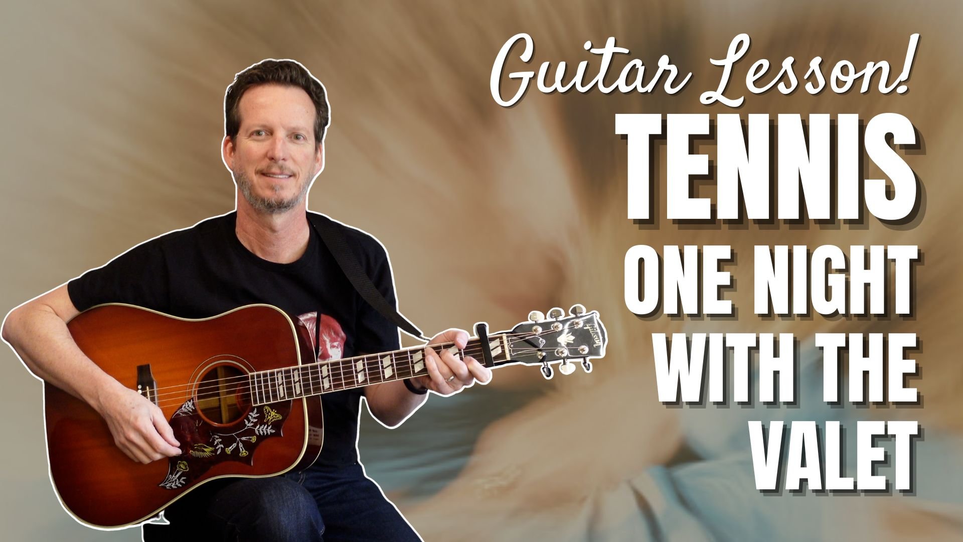 Tennis - One Night With the Valet - Guitar Lesson and Tutorial