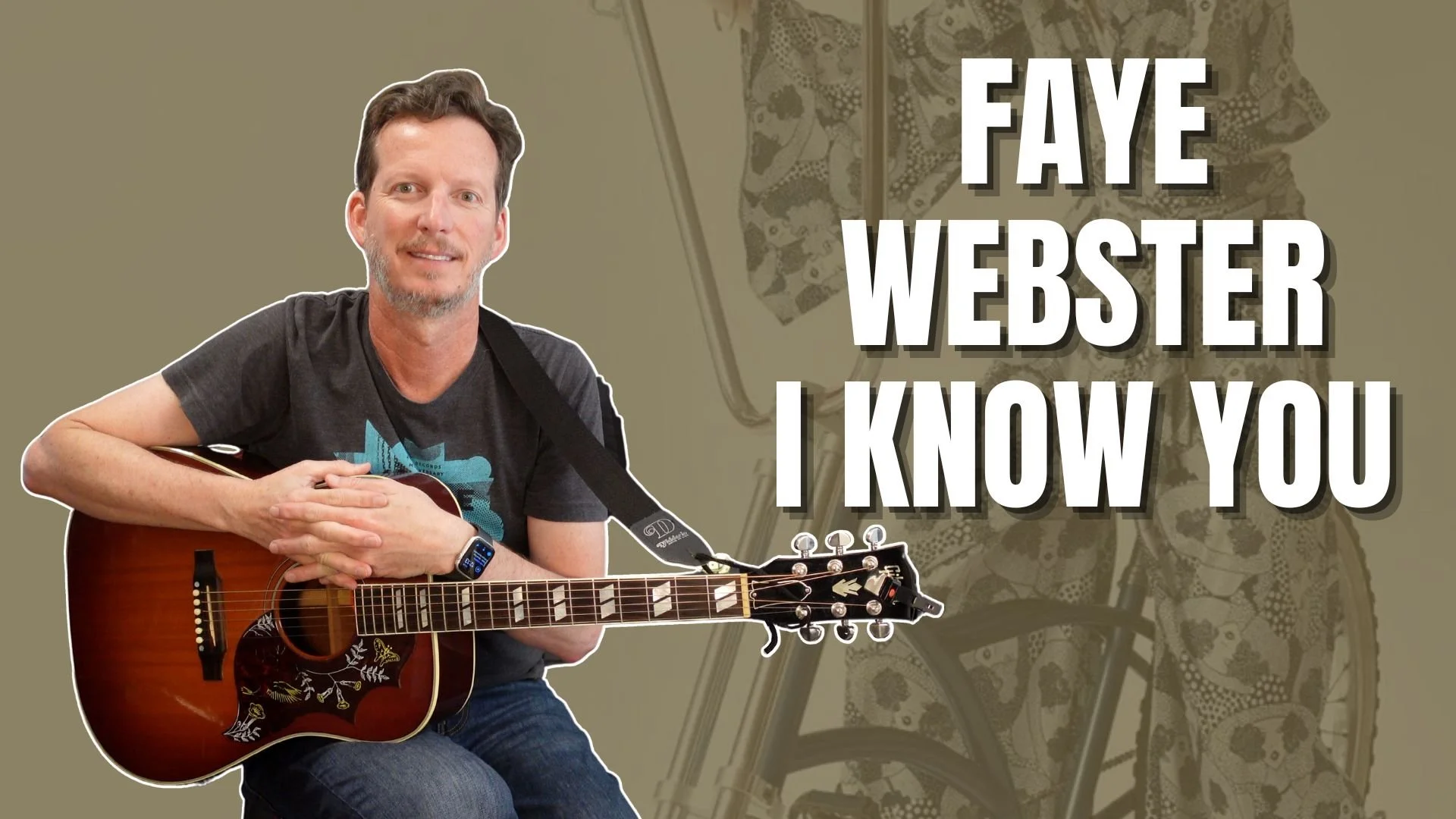 Faye Webster - I Know You - Guitar Lesson and Tutorial