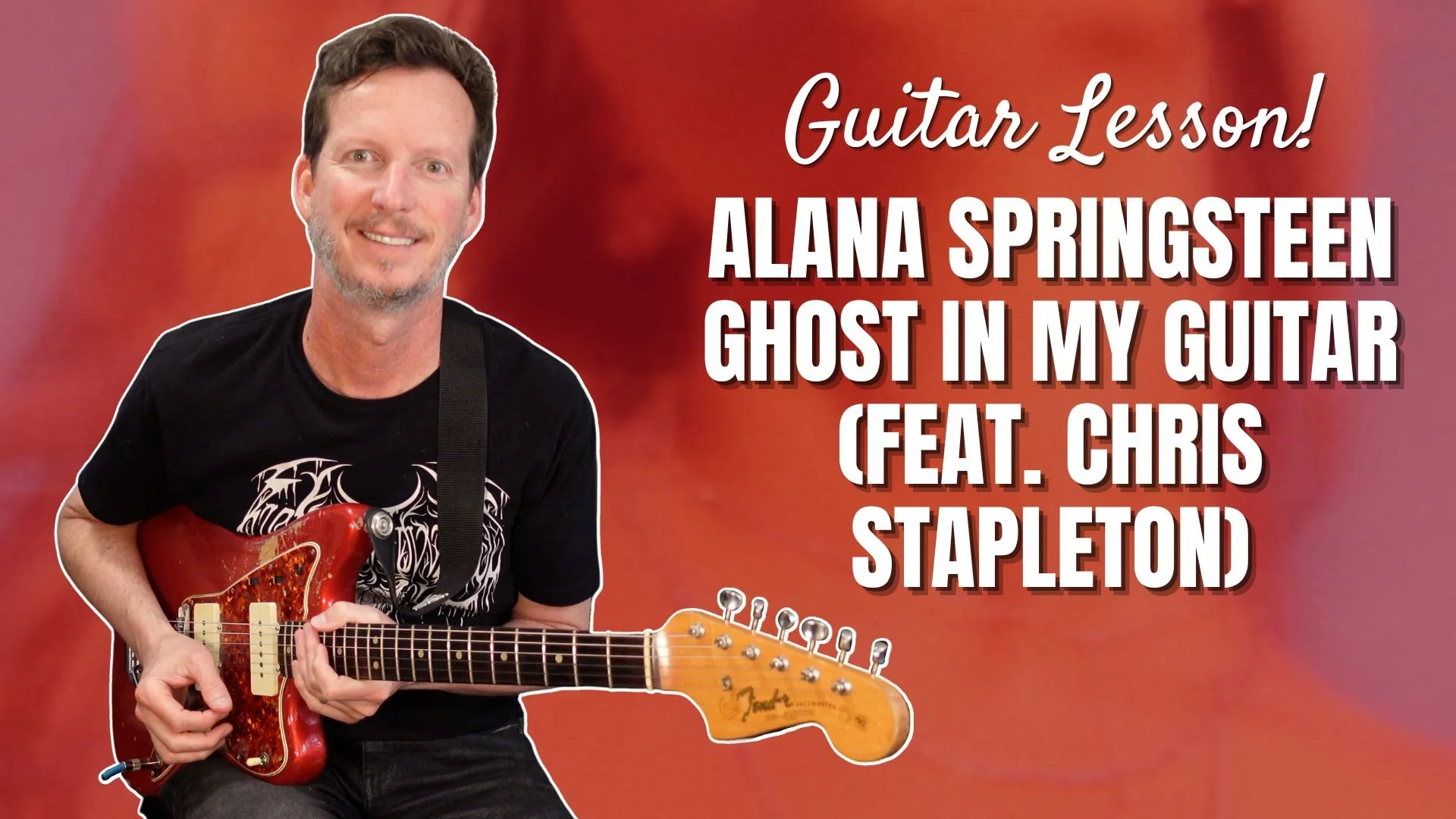 Alana Springsteen &amp; Chris Stapleton - Ghost in my Guitar - Guitar Lesson and Tutorial
