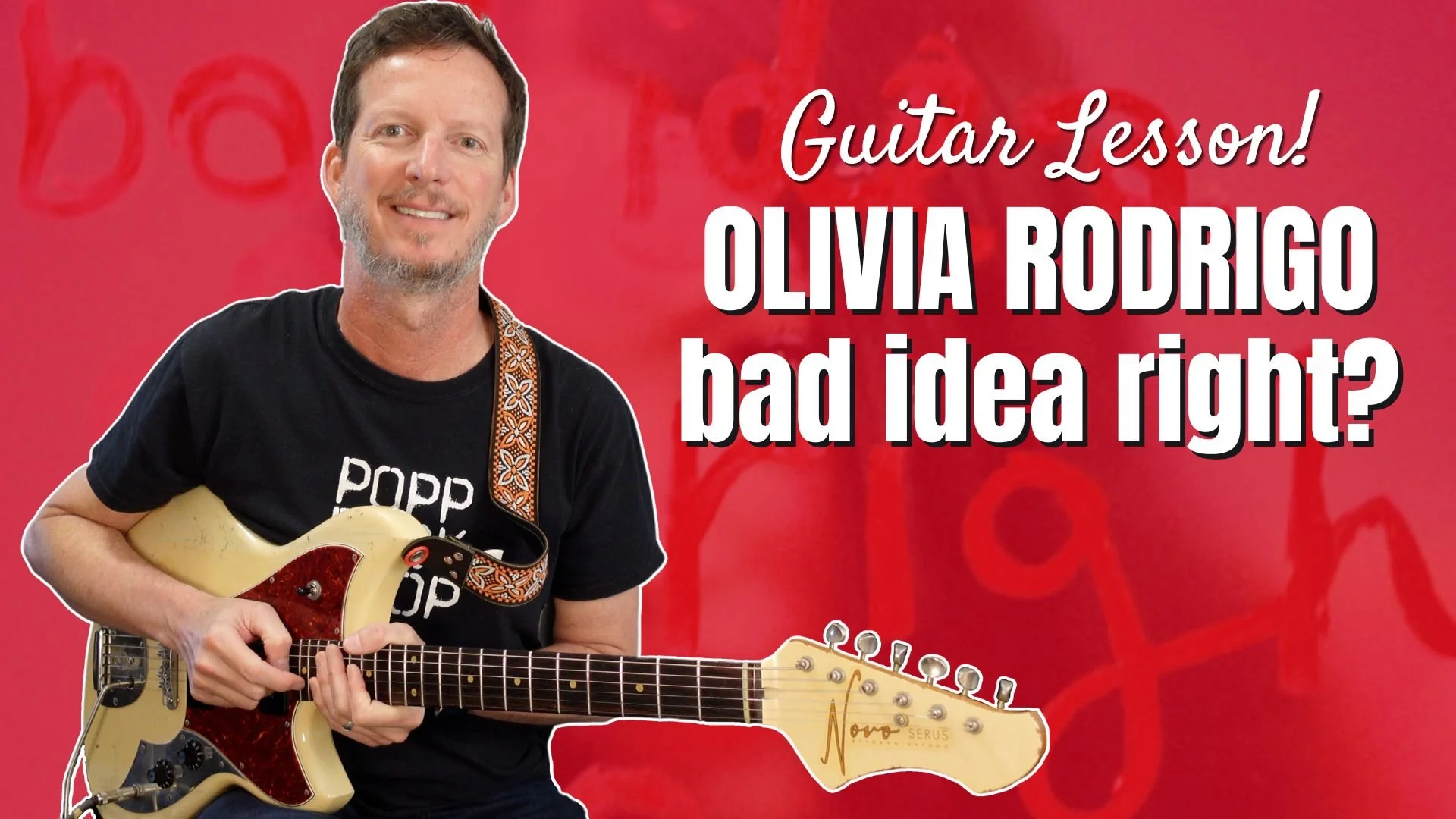 Olivia Rodrigo - bad idea right? - Guitar Lesson and Tutorial