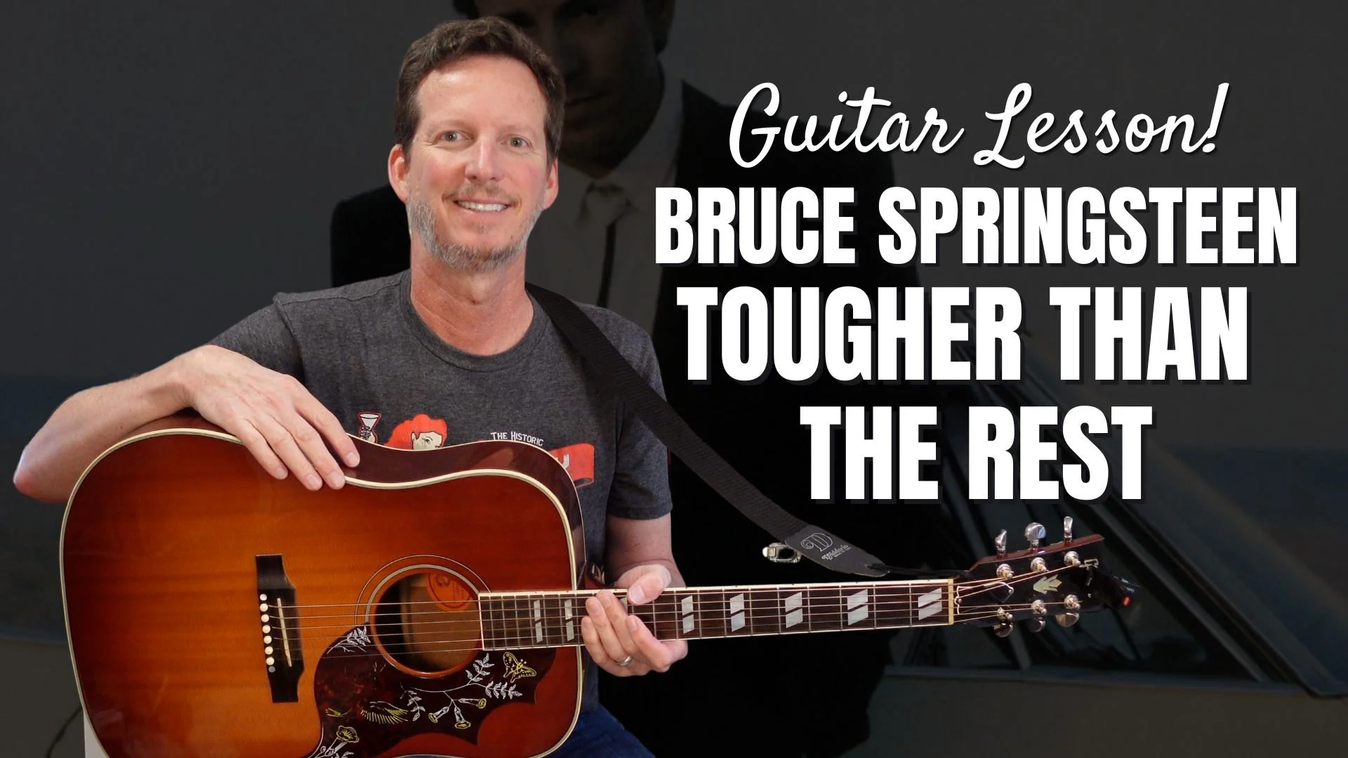Bruce Springsteen - Tougher Than the Rest - Guitar Lesson &amp; Tutorial
