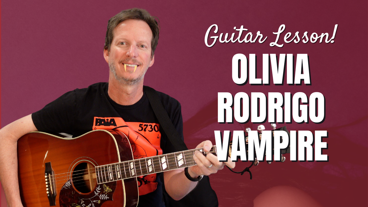 Olivia Rodrigo - Vampire - Guitar Lesson and Tutorial
