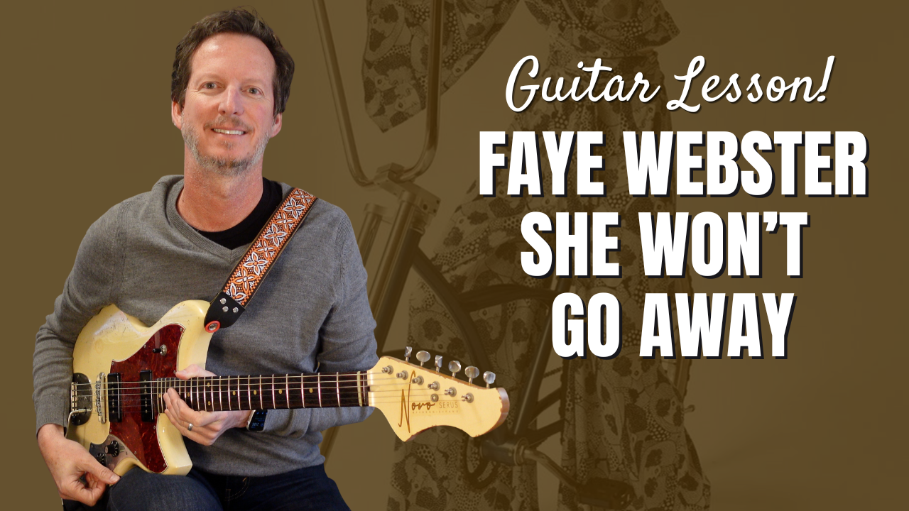 Faye Webster - She Won't Go Away - Guitar Lesson and Tutorial