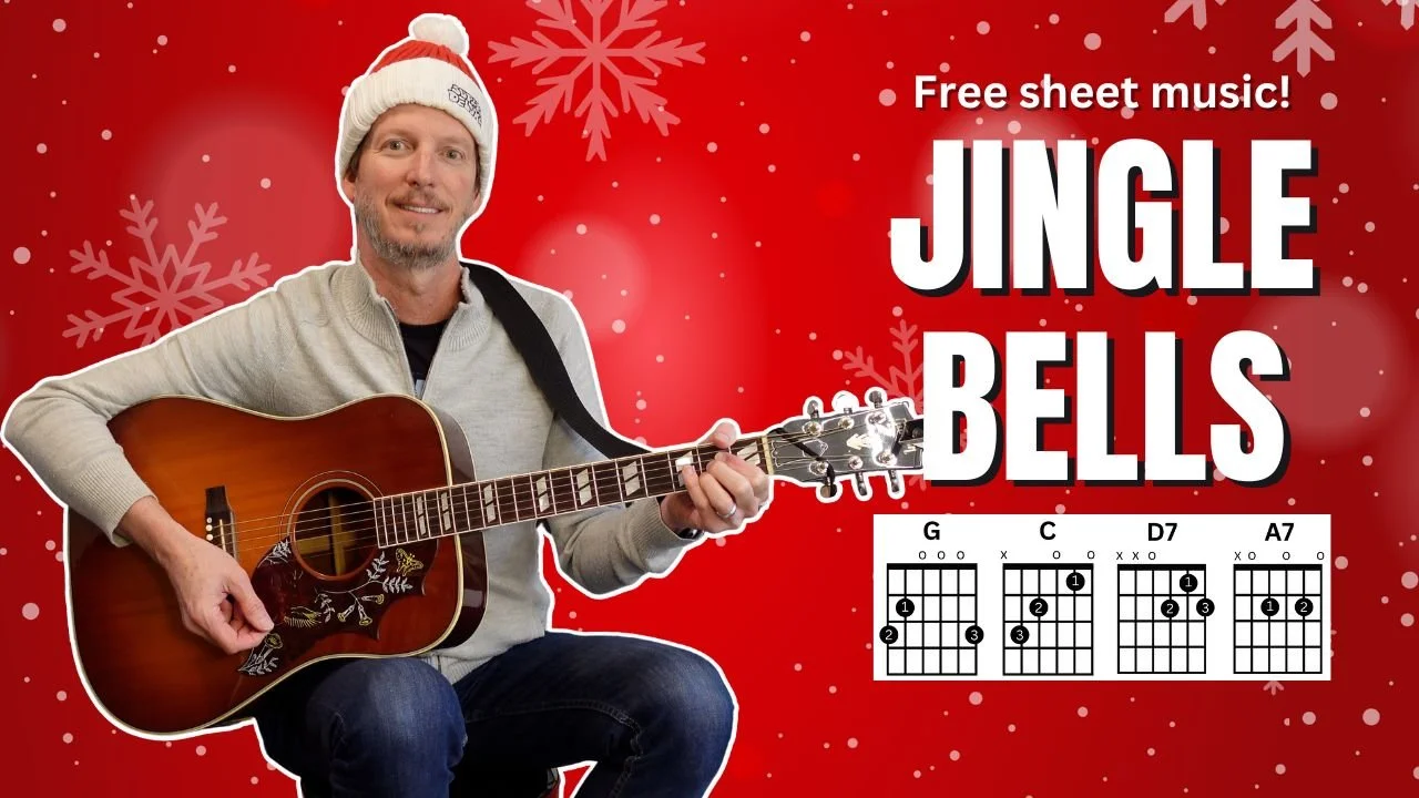 Jingle Bells - Quick and Easy Guitar Lesson