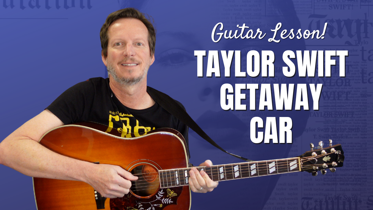 Taylor Swift - Getaway Car - Guitar Lesson and Tutorial