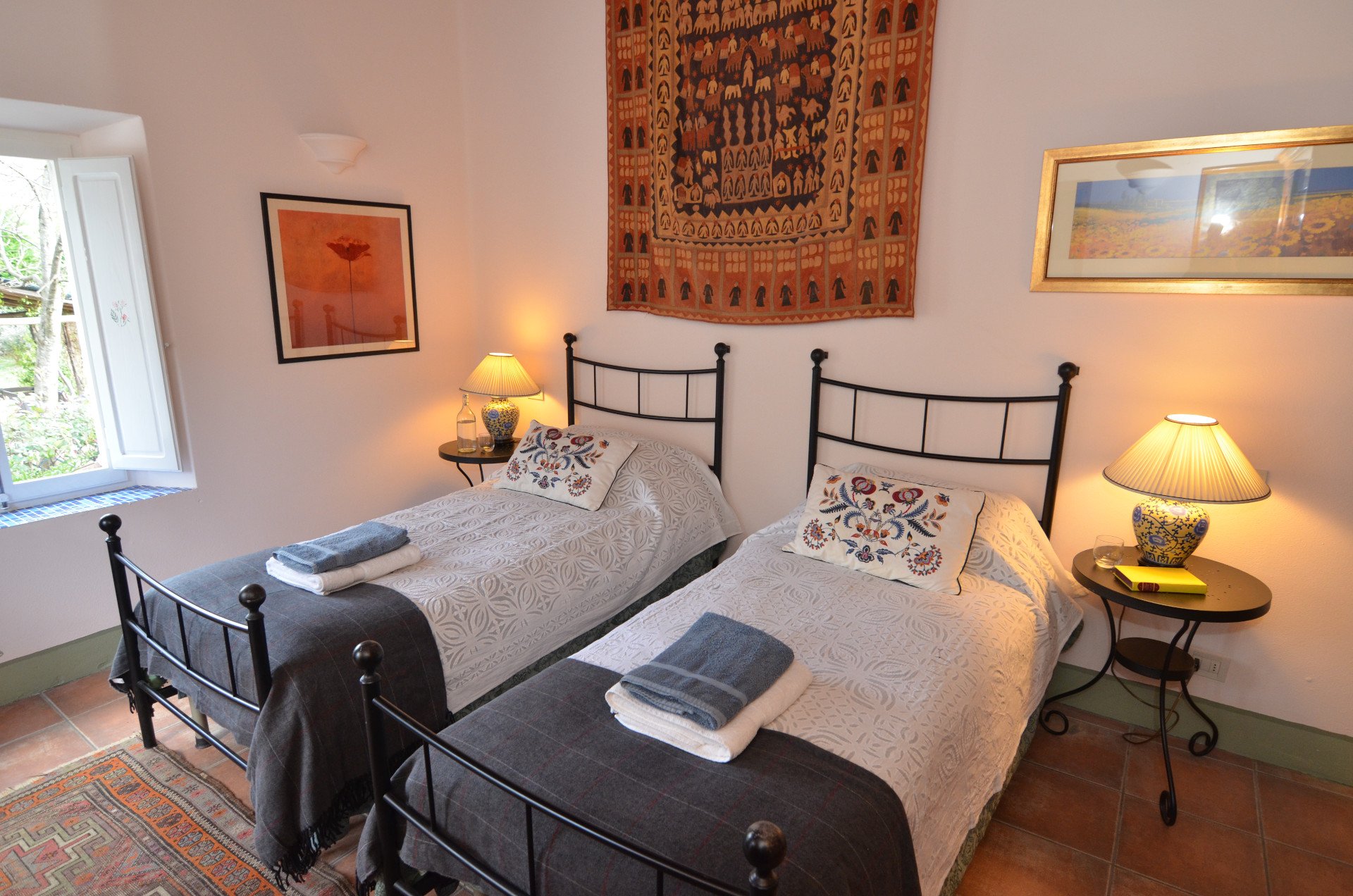 Twin Bedroom at Col di Lavacchio (Copy)