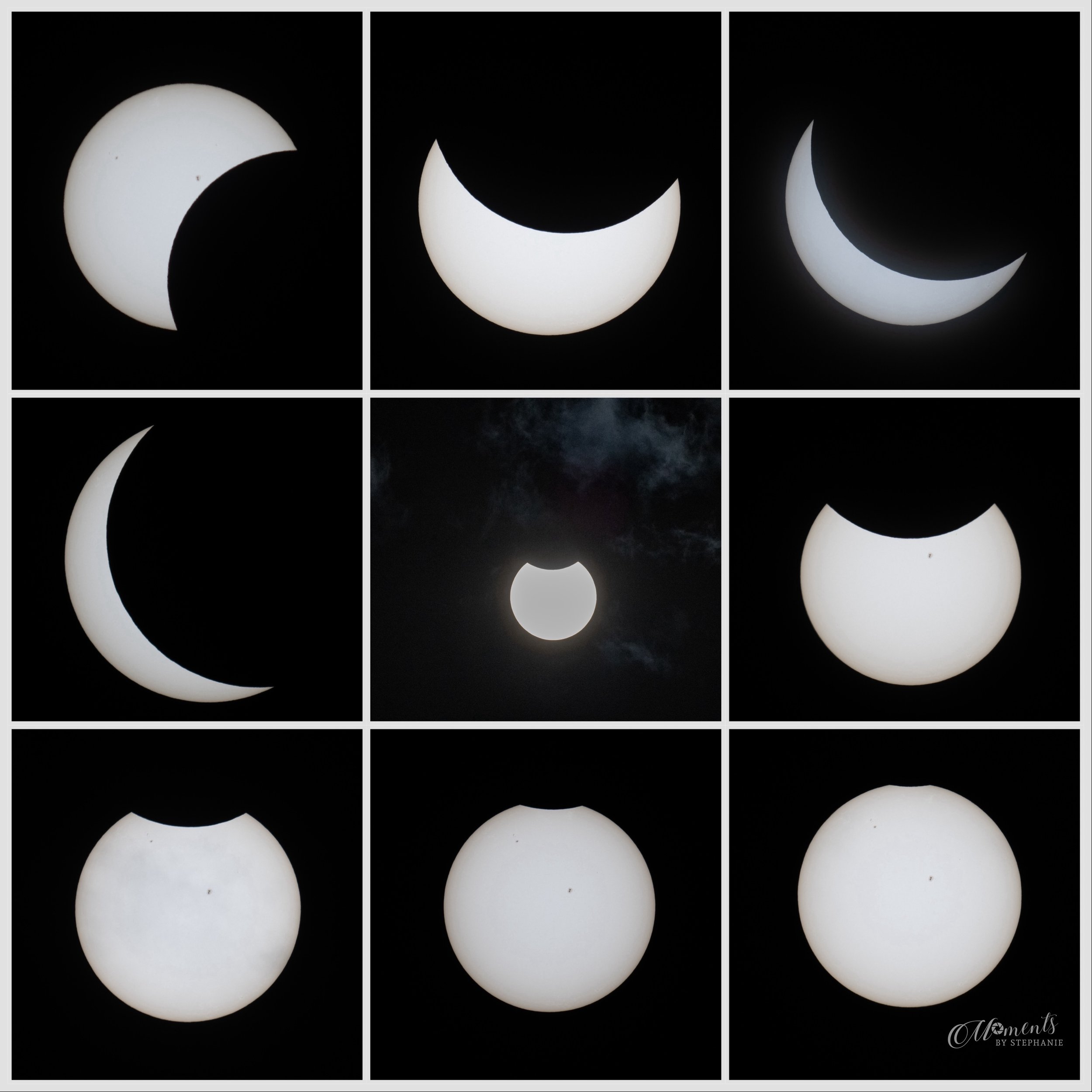 Would have loved to see the 2024 Solar Eclipse in its totality but at least I was able to capture a few shots from my home in NC.  We reached a little over 80% in our area.  Glad I made it home from vacation in time to watch. 

Nikon Z9
Nikkor Z 100-