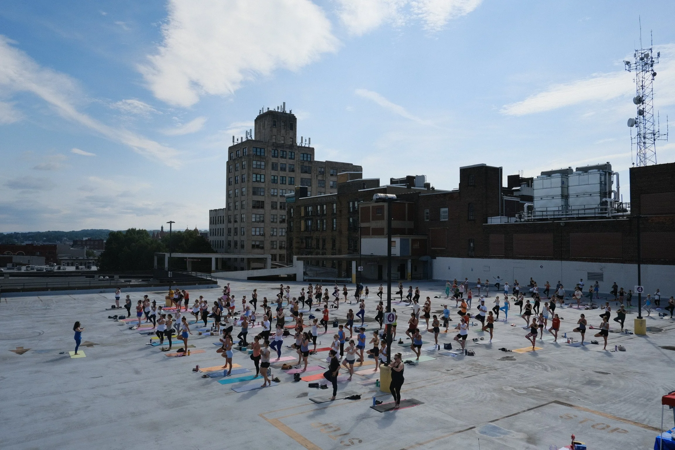 13th Annual Yoga on the Roof | A Morning of Community, Movement &amp; Sunshine in Scranton