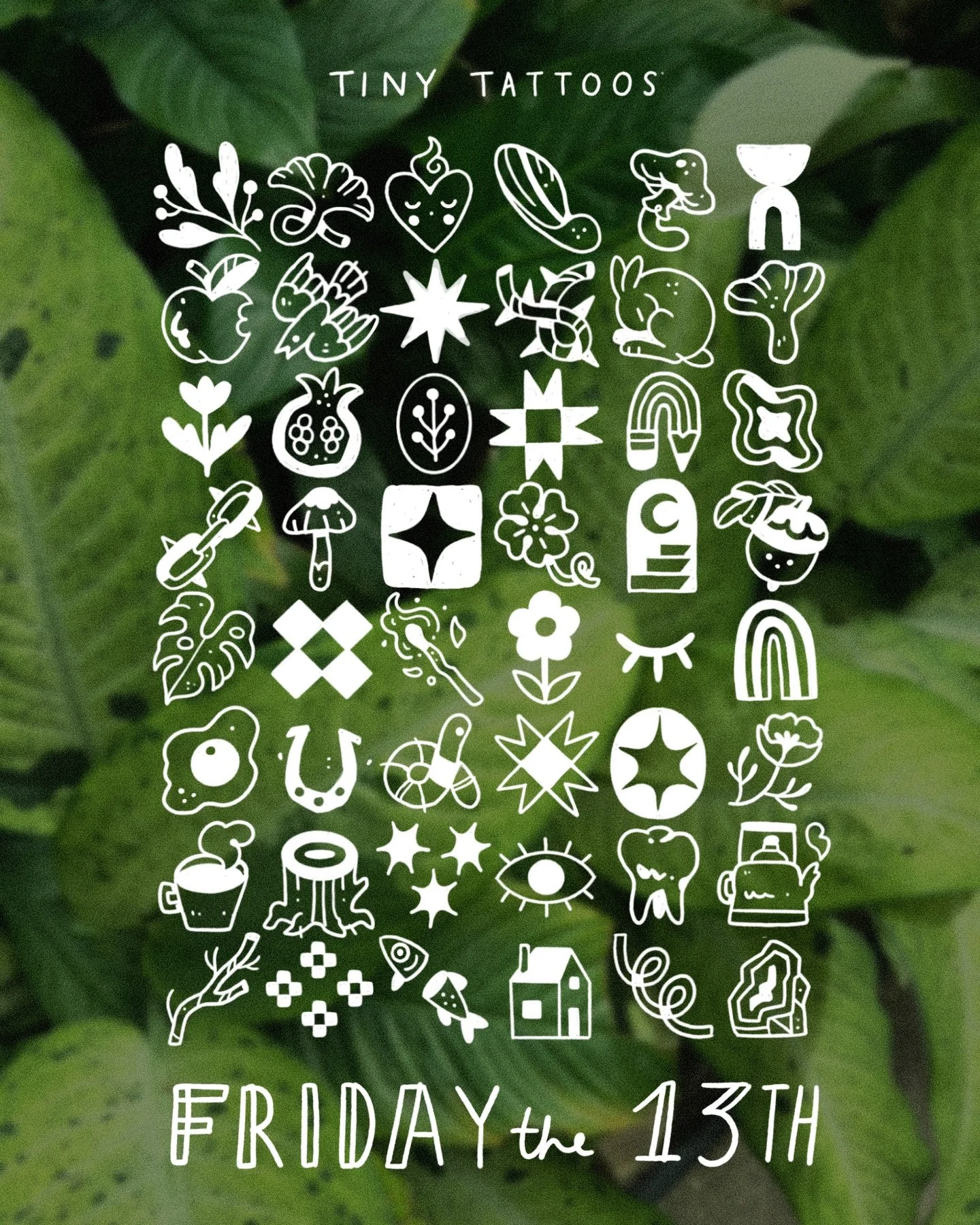 ✸ FRIDAY THE 13TH FLASH ✸

Doing a little flash day for Friday March 13th of tiny little trinkets (1x1 inch)! 

$75 (plus tax) for one and any additional one(s) for $50 each on top. These were initially drawn up as finger tattoos but you can add em&r