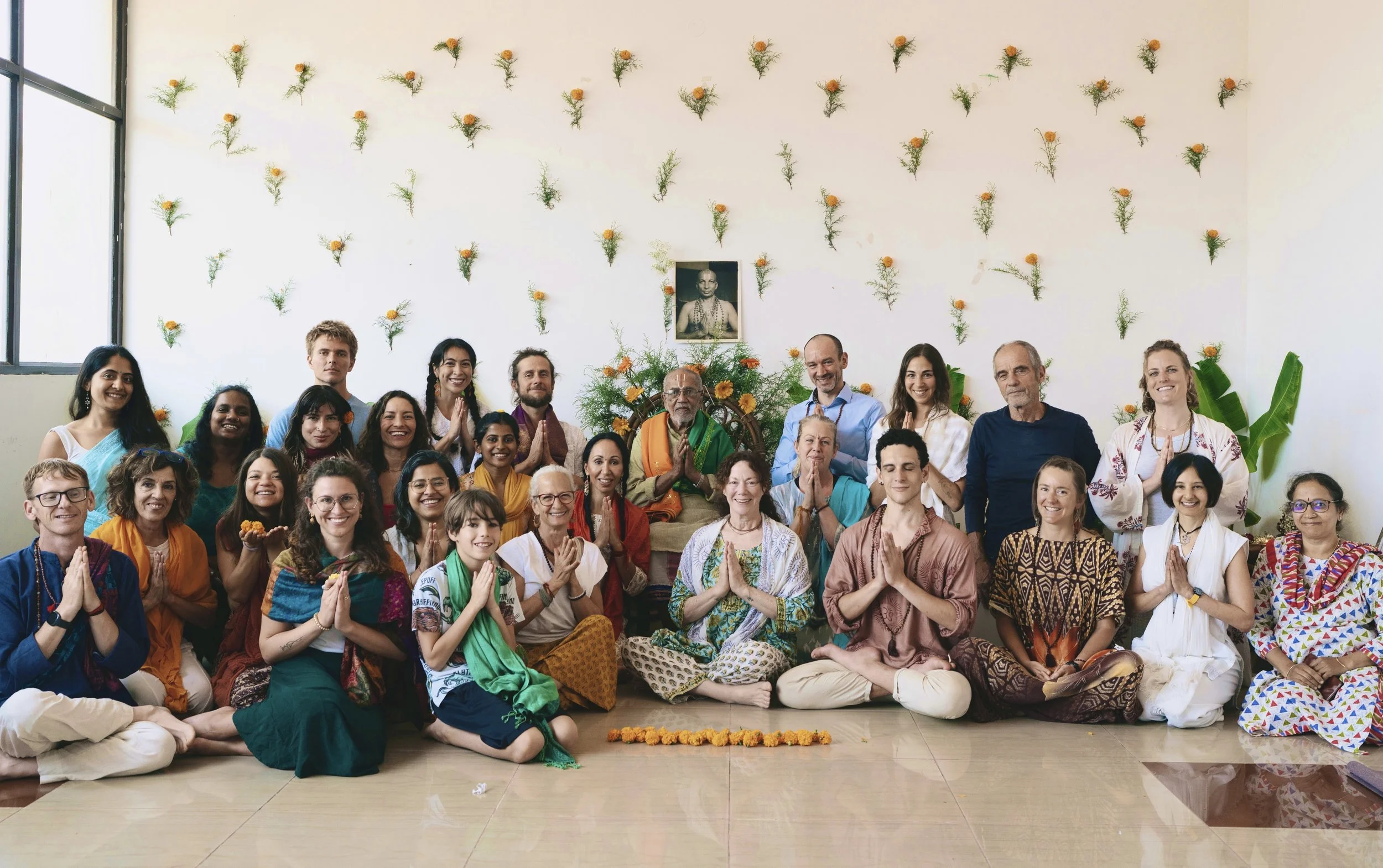 Traditional Ashtanga YTT & Guruji's 99th Birthday Celebration with Sri BNS Iyengar and Joey Paz
