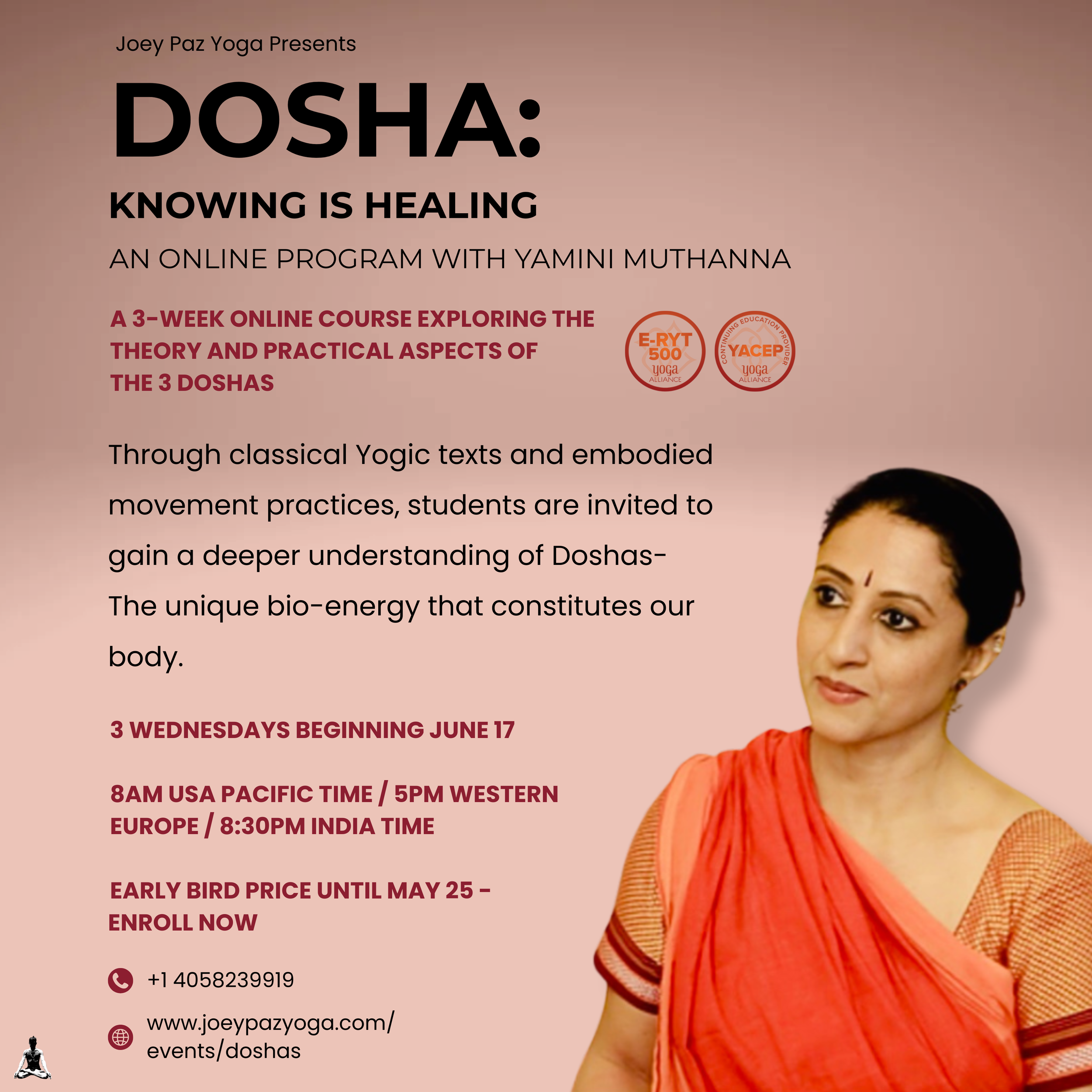 Doshas - an Online Course with Yamini Muthanna 