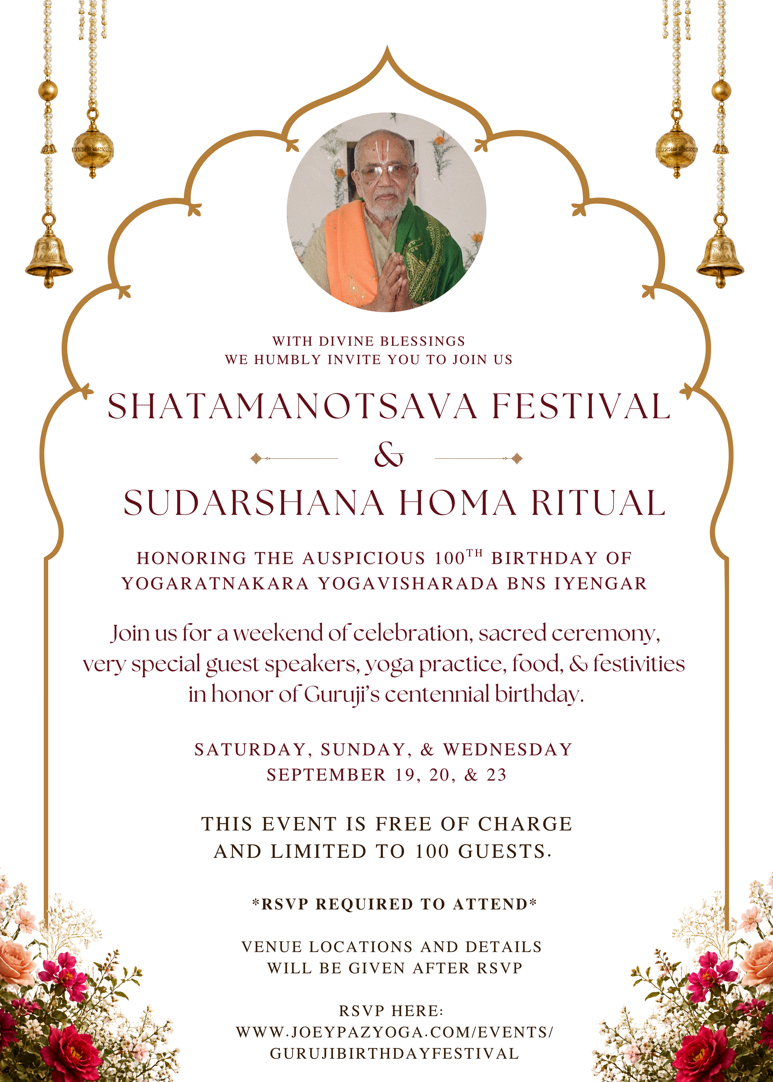 Guruji BNS Iyengar's 100th Birthday Festival 