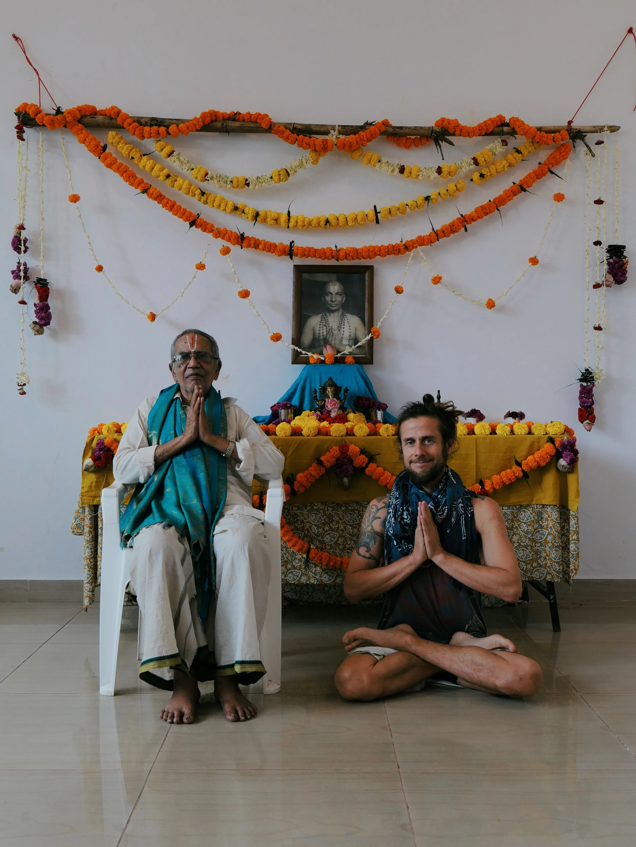 Traditional Ashtanga YTT with Sri BNS Iyengar and Joey Paz 