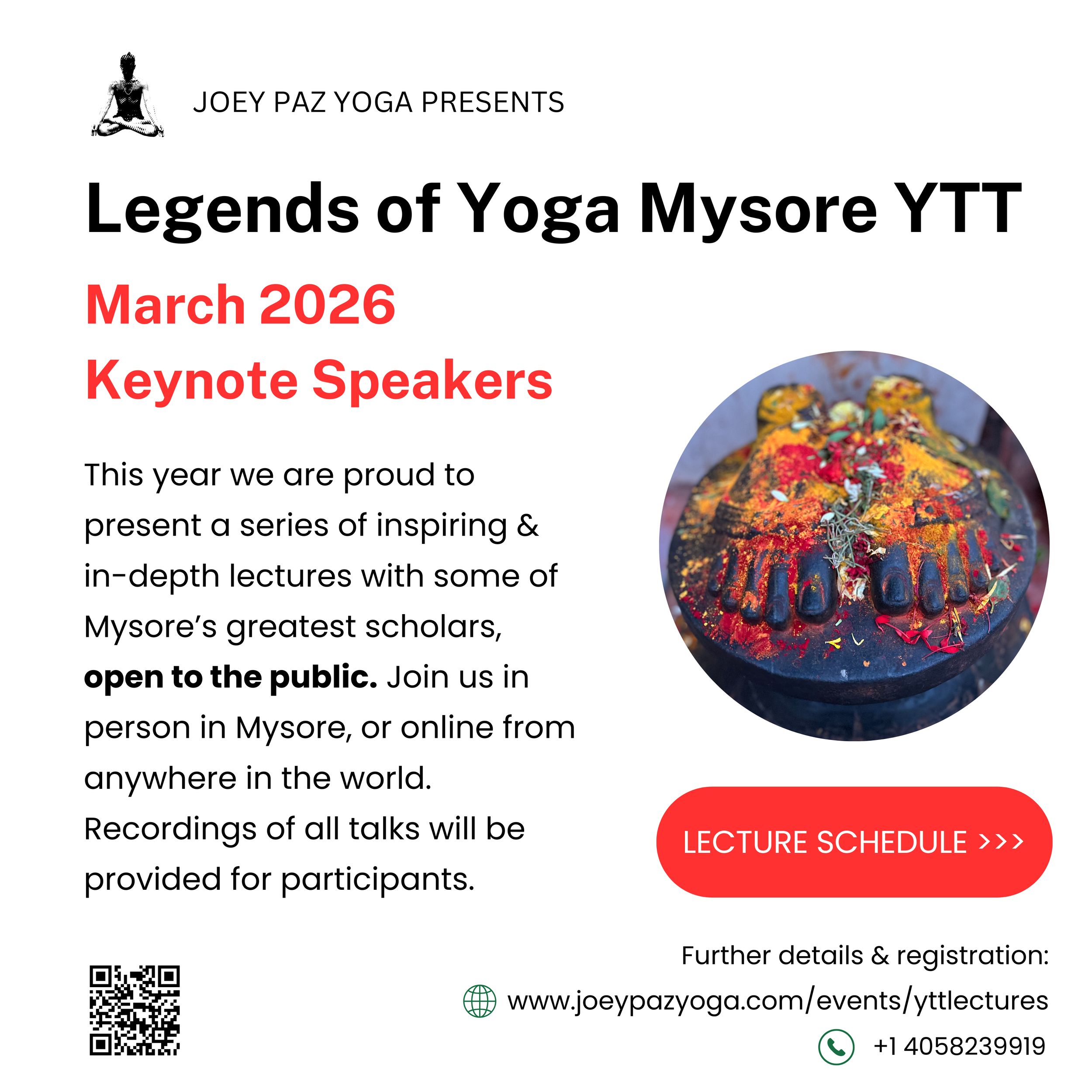 Legends of Yoga YTT Guest Lectures