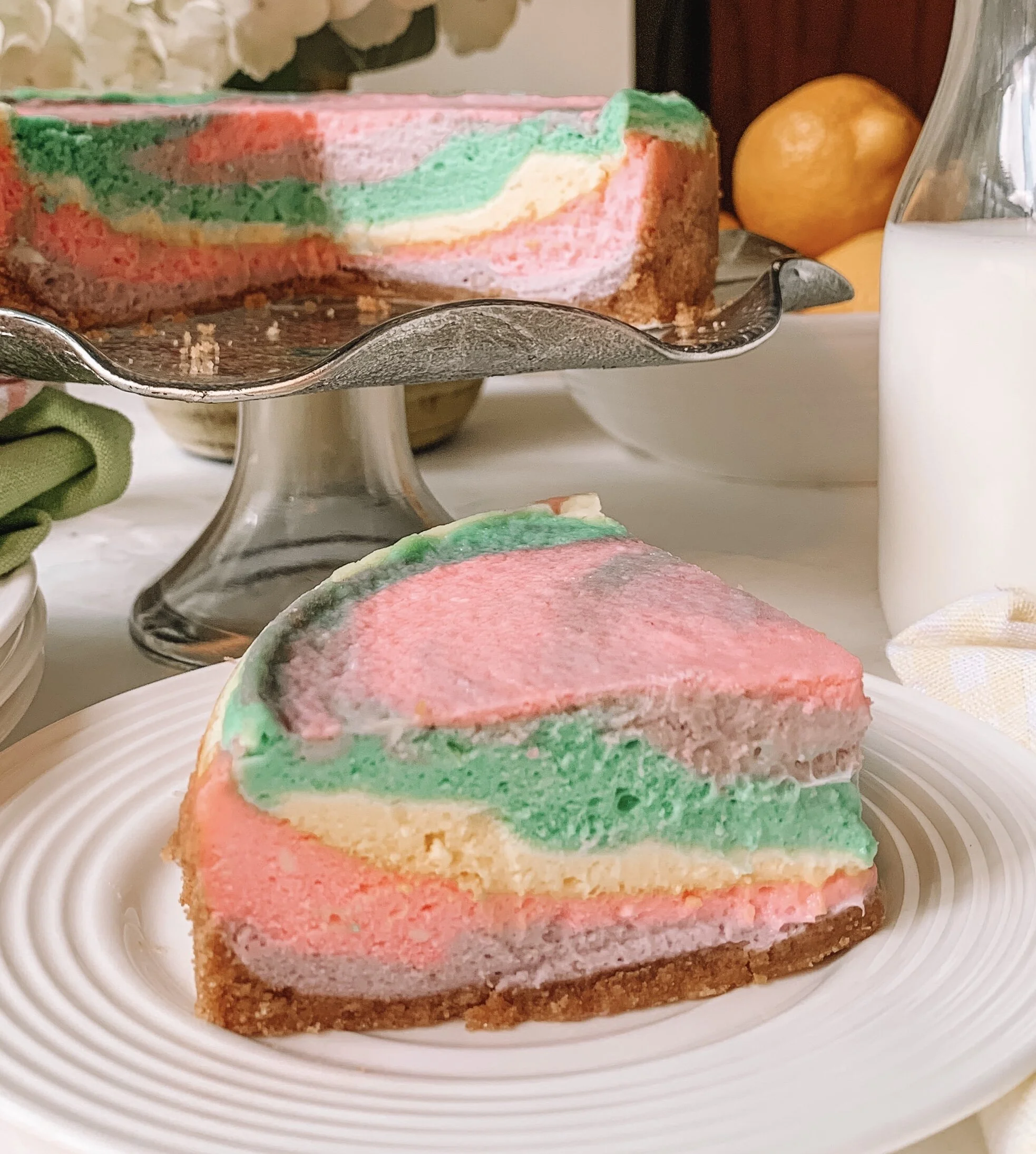 Rainbow Cheesecake