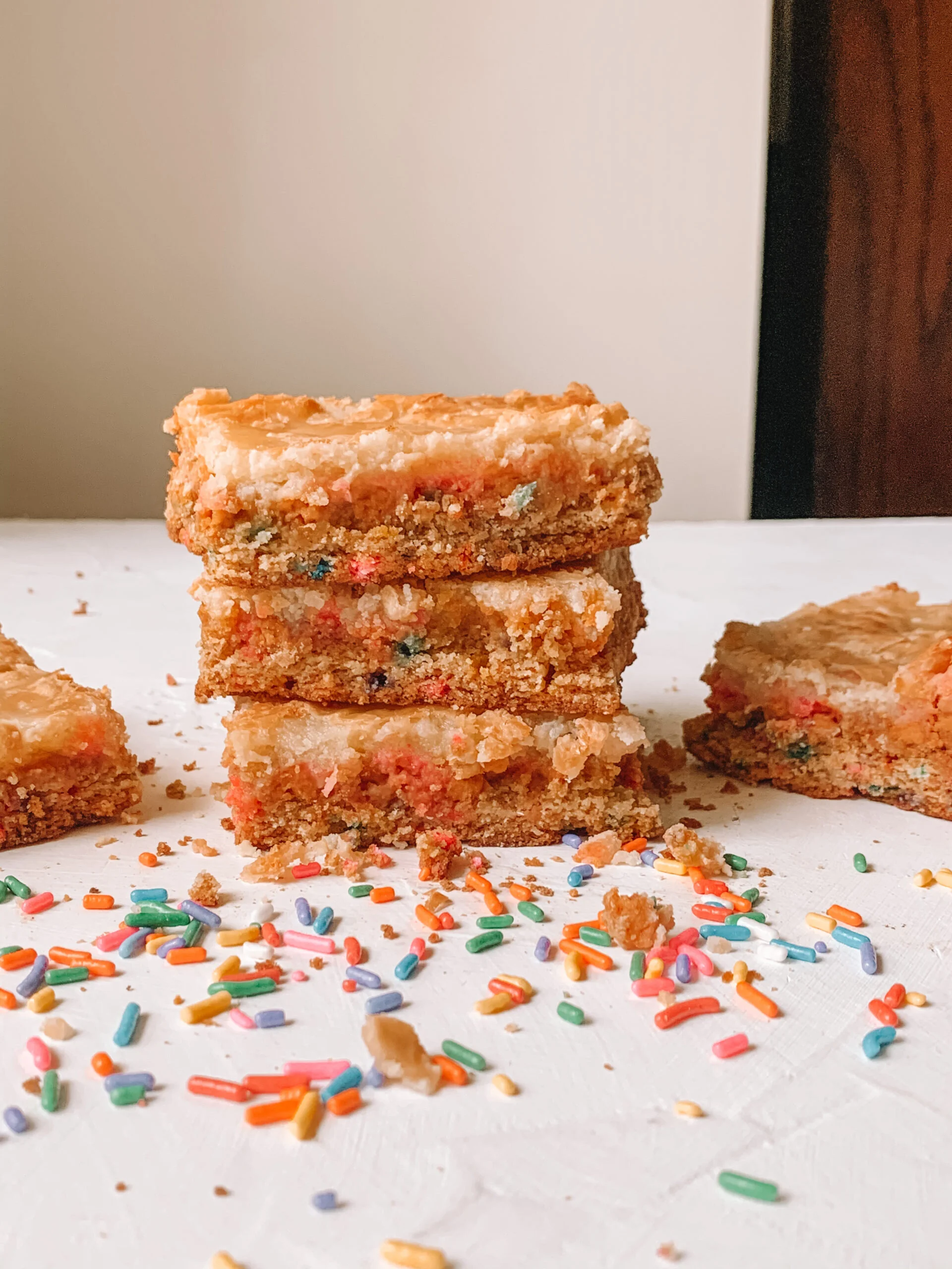 Funfetti Butterscotch Blondies
