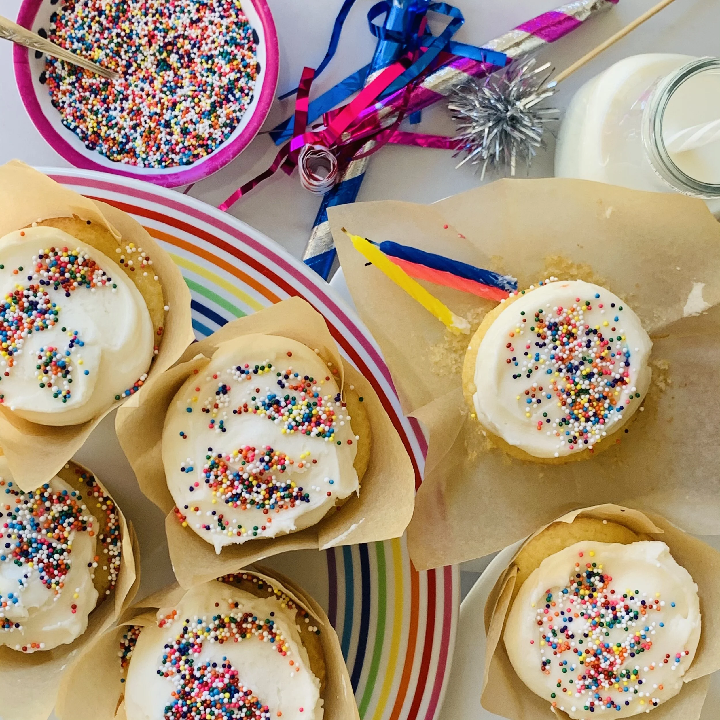 A Recipe for 6 Vanilla Cupcakes from scratch