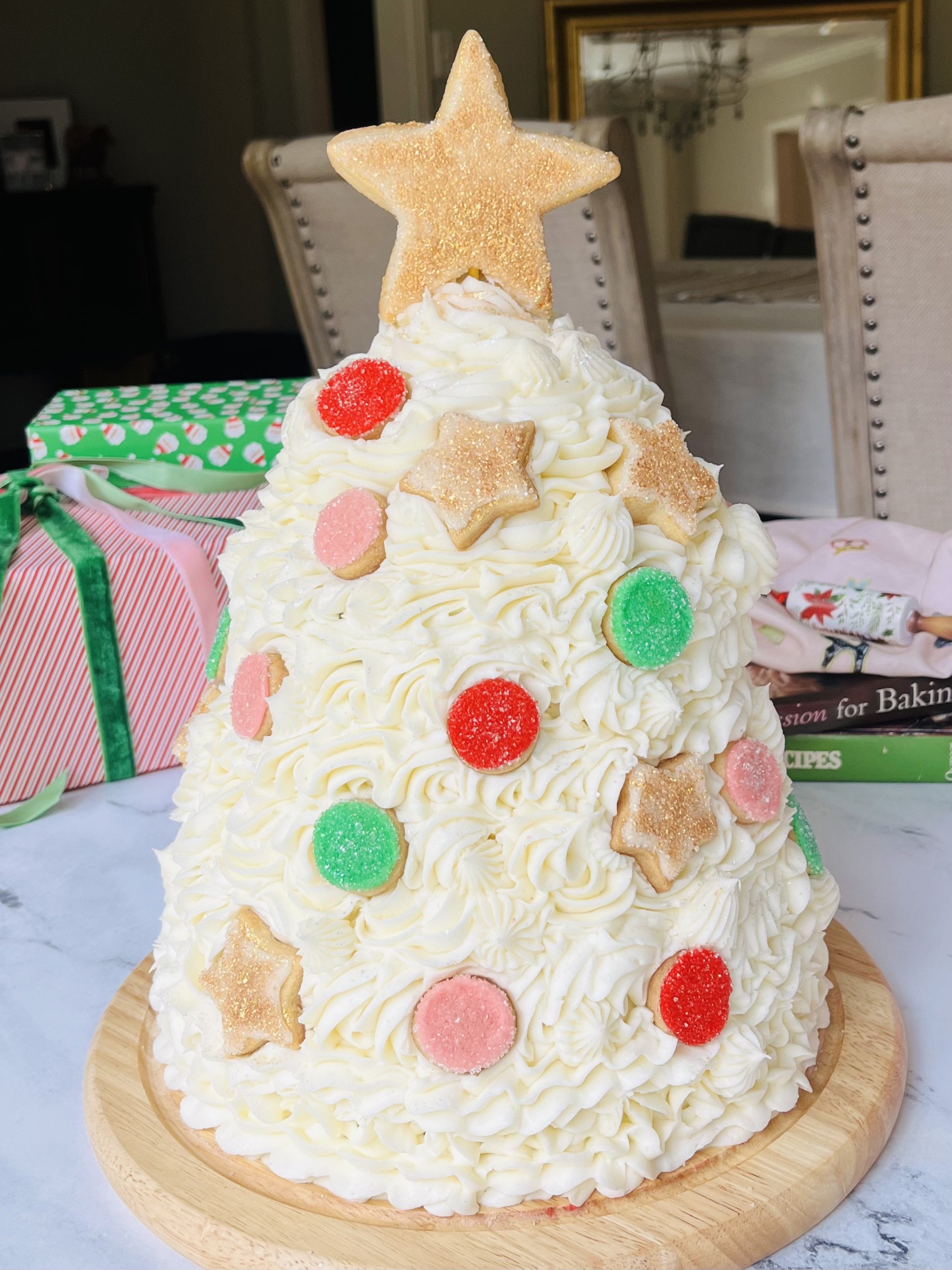 I’m Dreaming of White Christmas 3D Cake from Baked With Love: Holiday